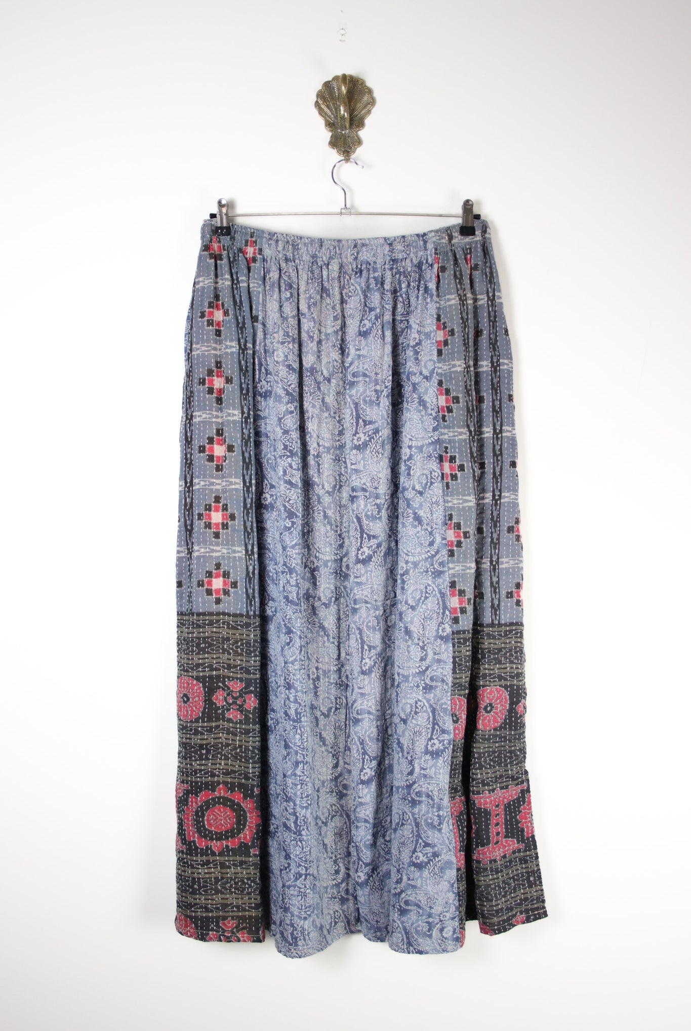 Rasika Kantha Skirt XL (19745) RasikaSkirtXLRenewBohemian197452 Renew Bohemian Pty Ltd