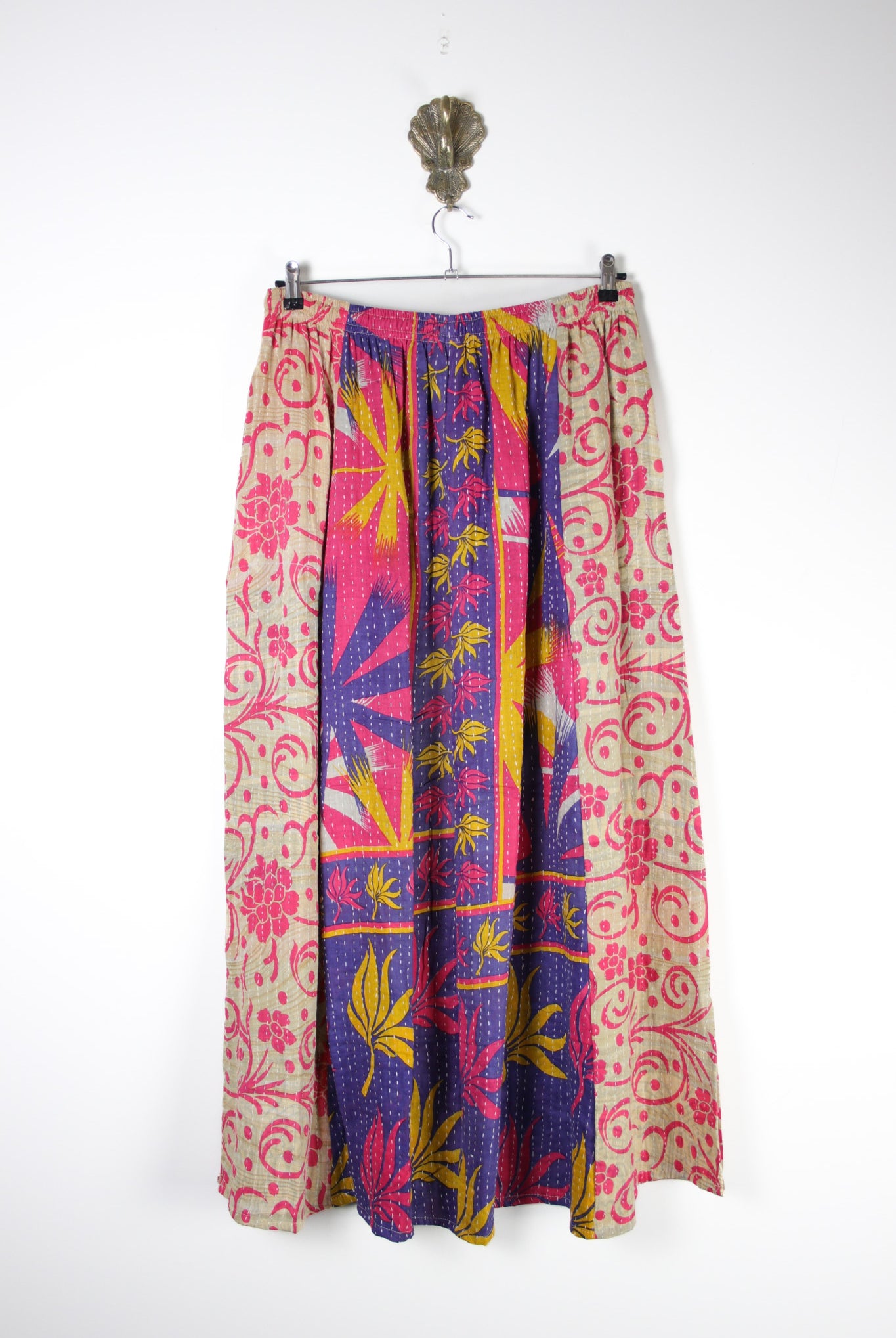 Rasika Kantha Skirt XL (19750) RasikaSkirtXLRenewBohemian197502 Renew Bohemian Pty Ltd