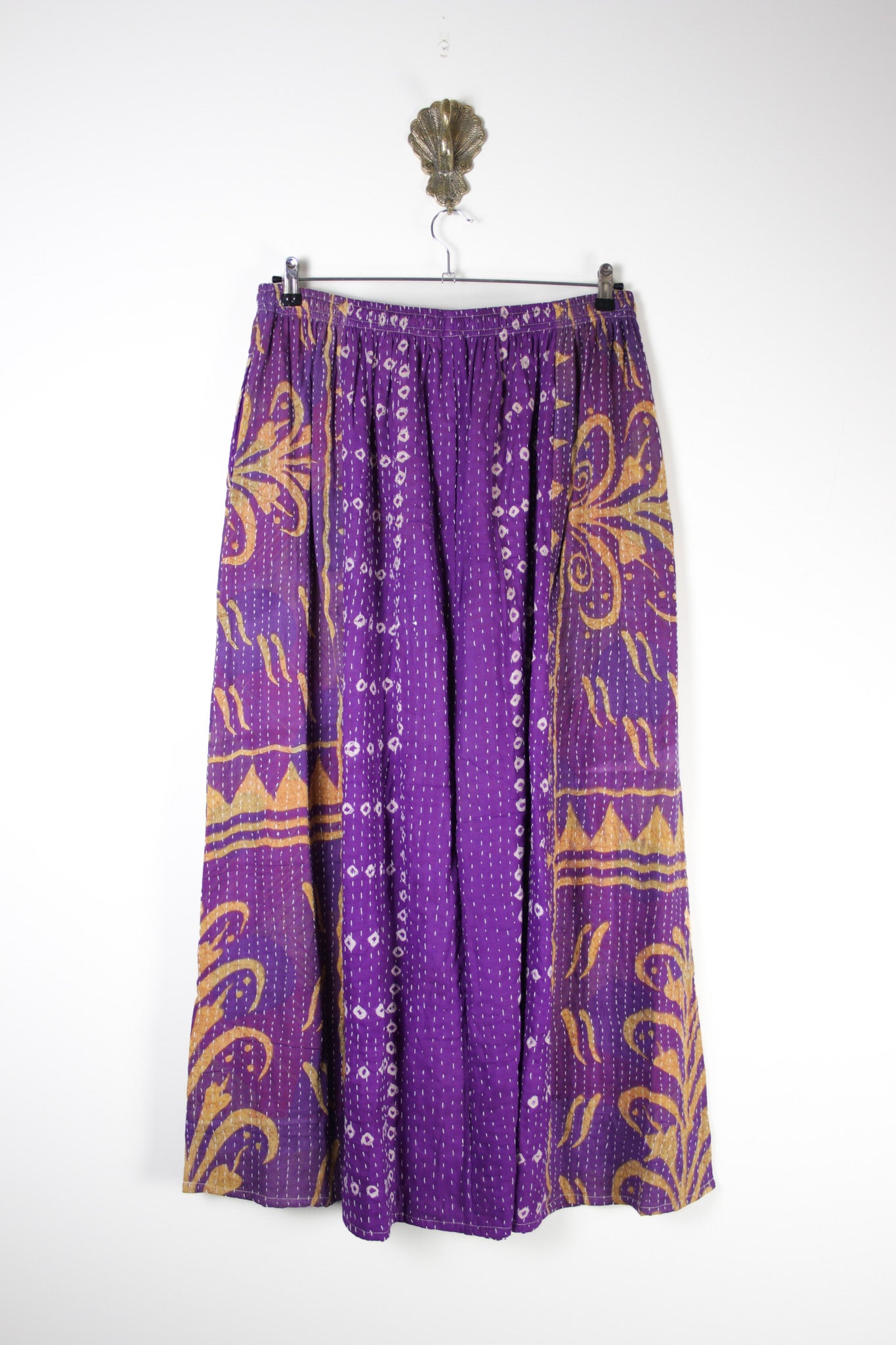Rasika Kantha Skirt XL (19755) RasikaSkirtXLRenewBohemian197552 Renew Bohemian Pty Ltd