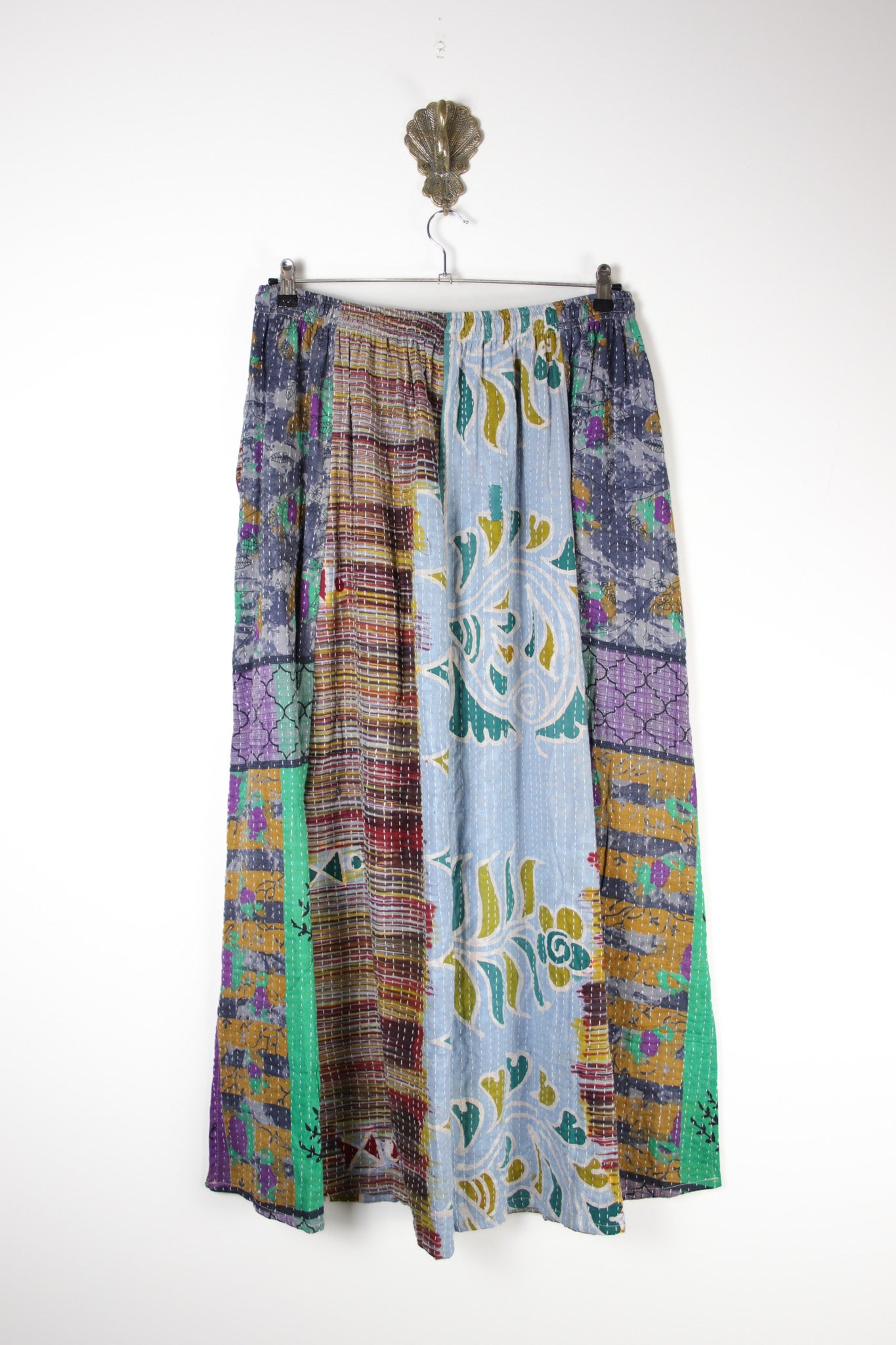 Rasika Kantha Skirt XL (19756) RasikaSkirtXLRenewBohemian197562 Renew Bohemian Pty Ltd