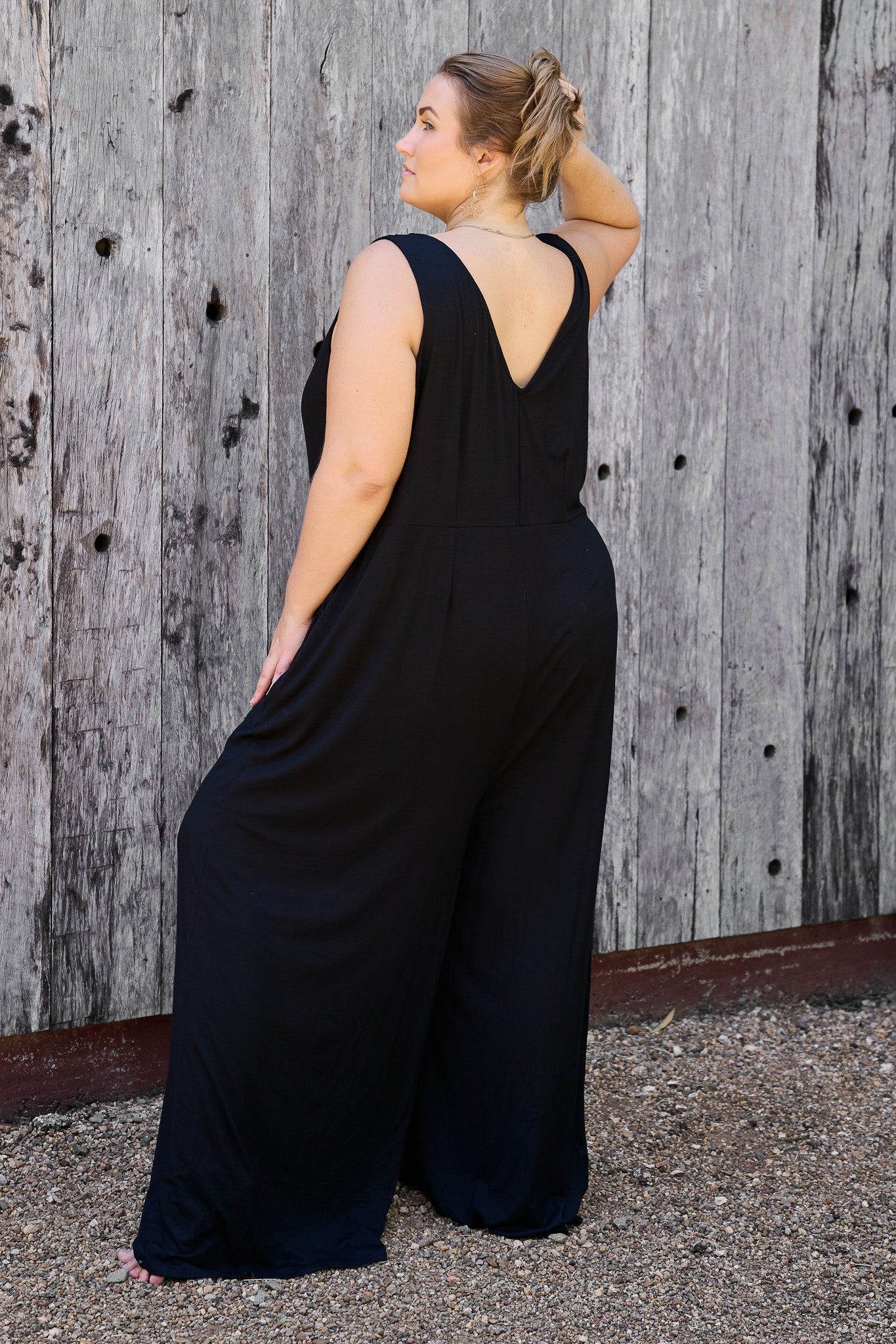 Boheme Jumpsuit Black RenewBohemianBasicsBohemeblack4 Renew Bohemian Pty Ltd
