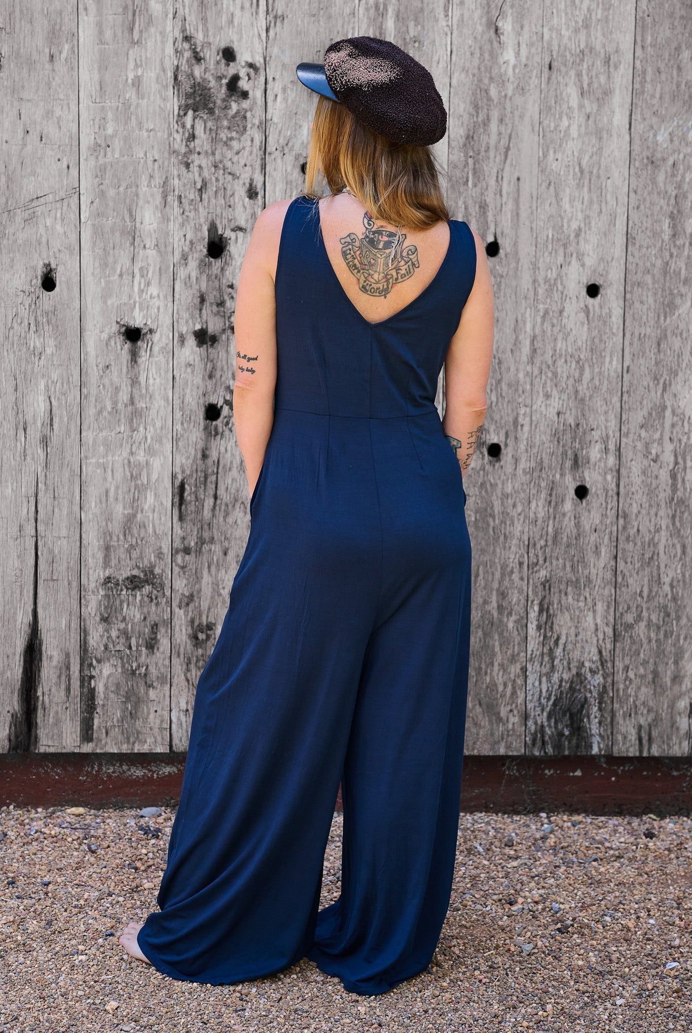 Boheme Jumpsuit Navy RenewBohemianBasicsBohemeblue4 Renew Bohemian Pty Ltd