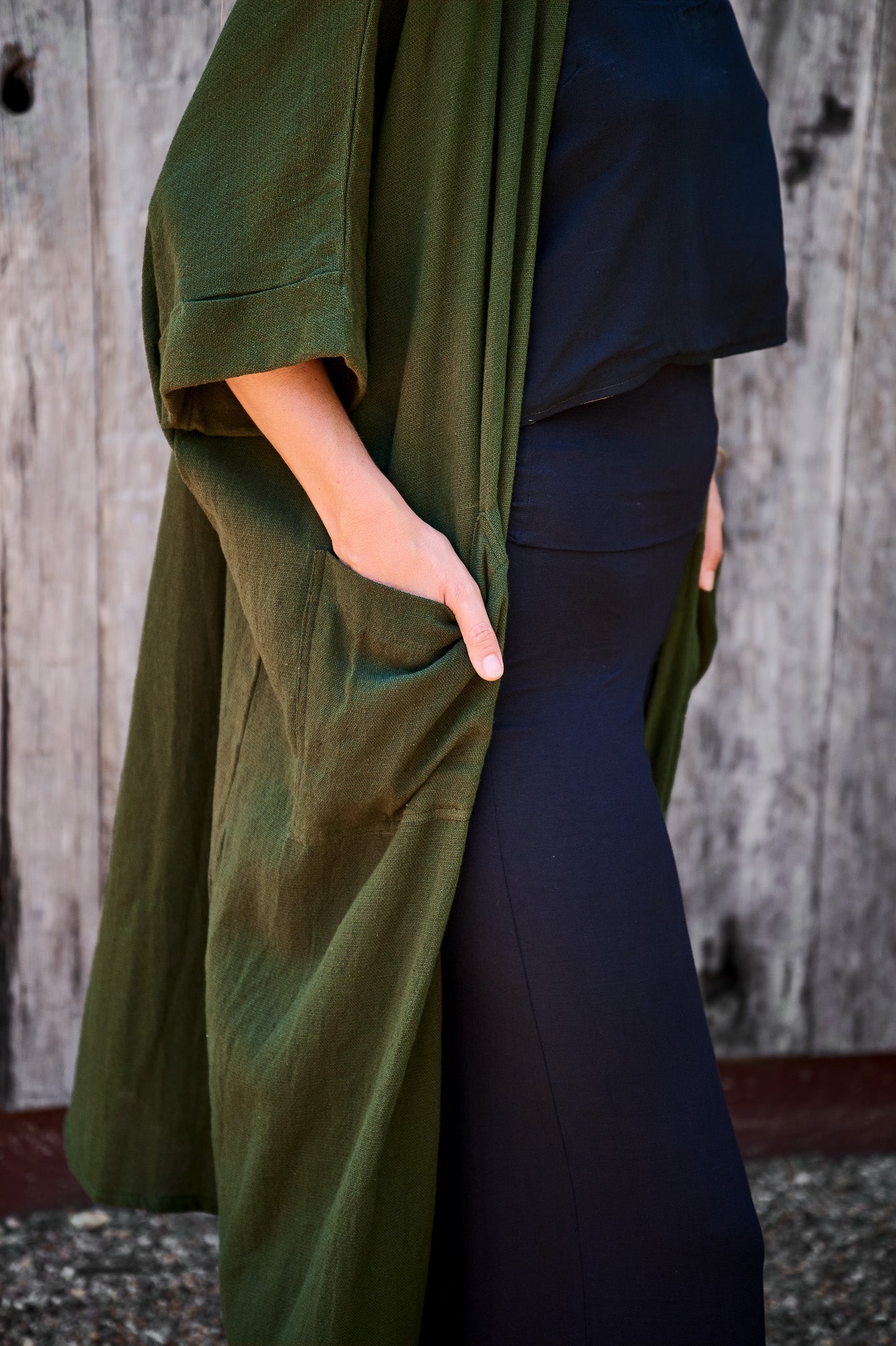 Flow Robe Forest Green
