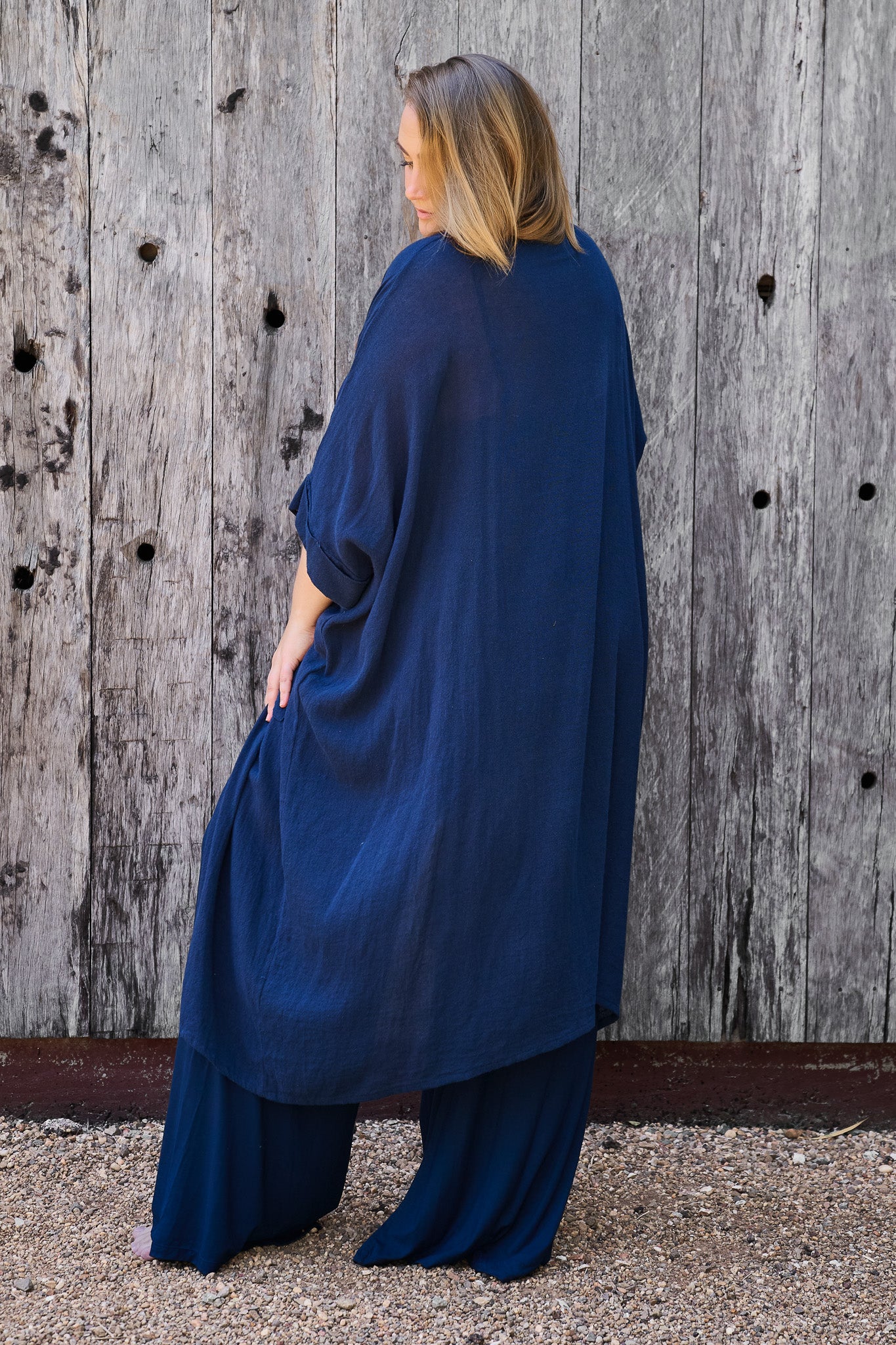 Flow Robe Navy RenewBohemianBasicsCamibluePalazzosblueFlowblue3 Renew Bohemian Pty Ltd