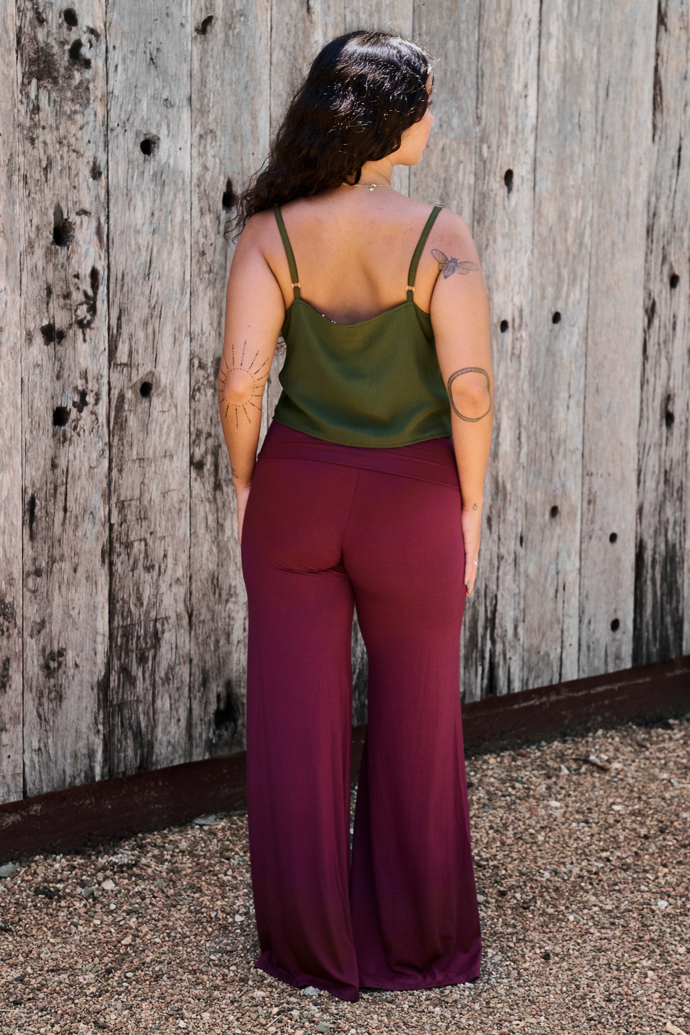 Palazzo Pants Maroon