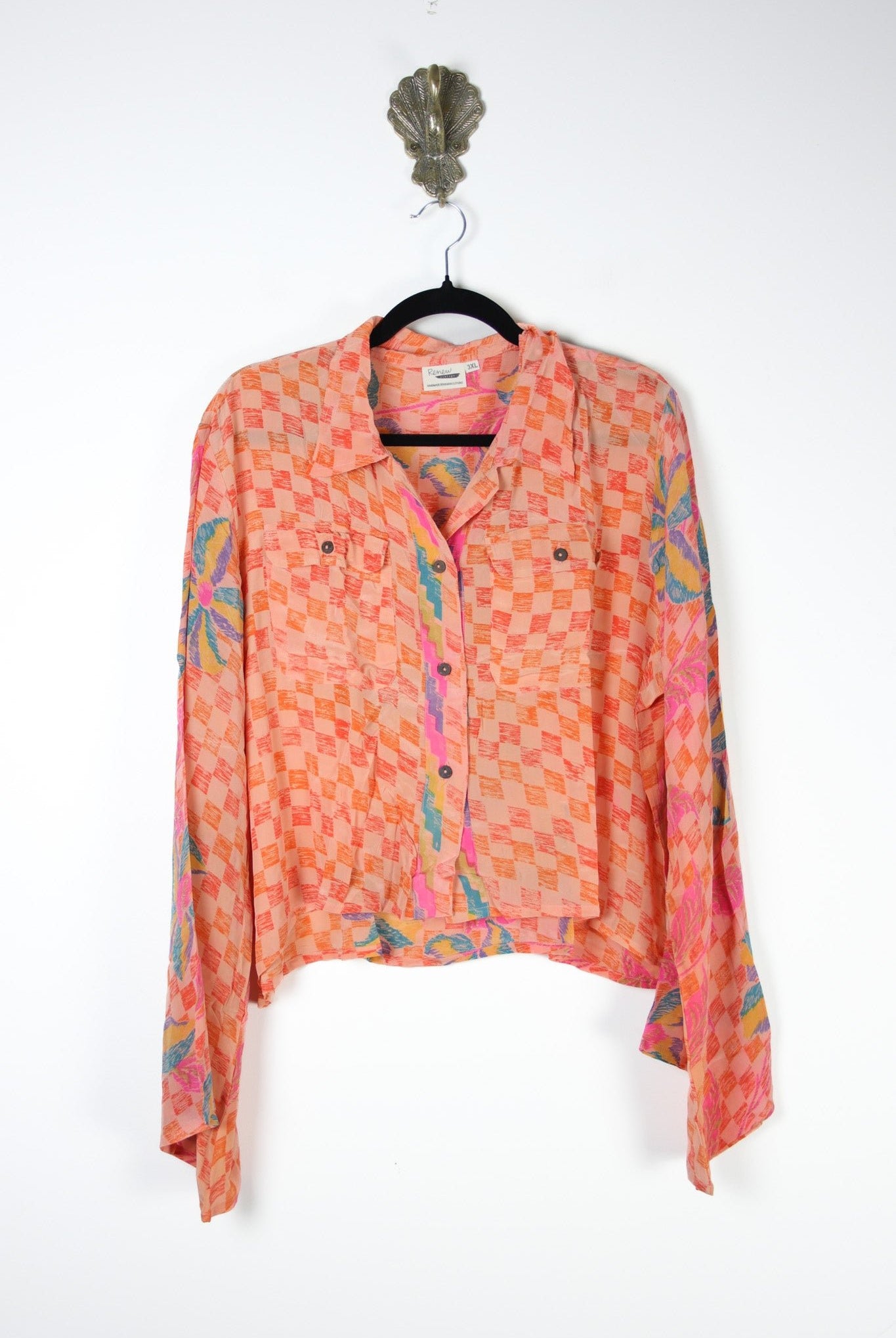 Reshma Blouse 3XL (17940) ReshmaBlouse3XLRenewVintage179401 Renew Bohemian Pty Ltd