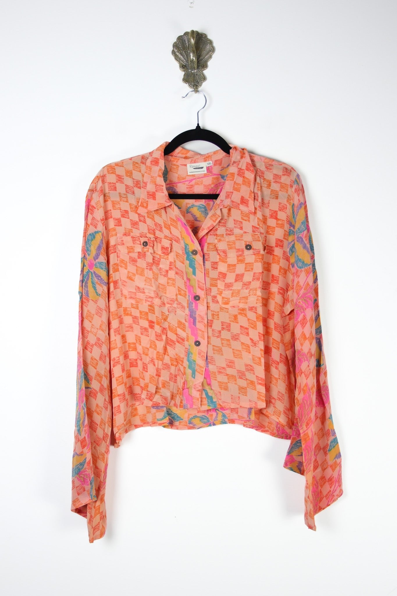 Reshma Blouse 3XL (17940) ReshmaBlouse3XLRenewVintage179401 Renew Bohemian Pty Ltd