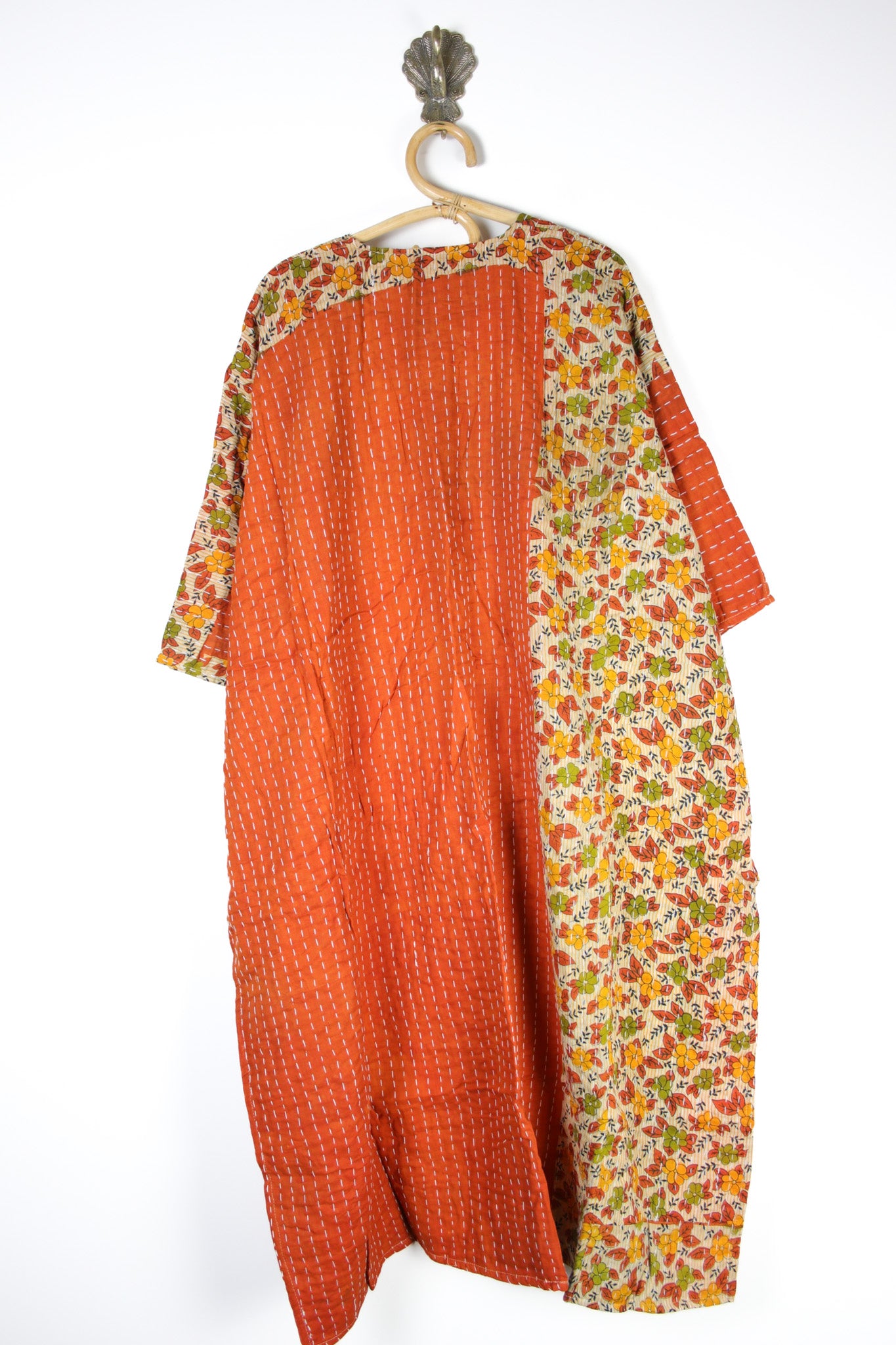 Kantha Ruana Long Sleeve (14567)