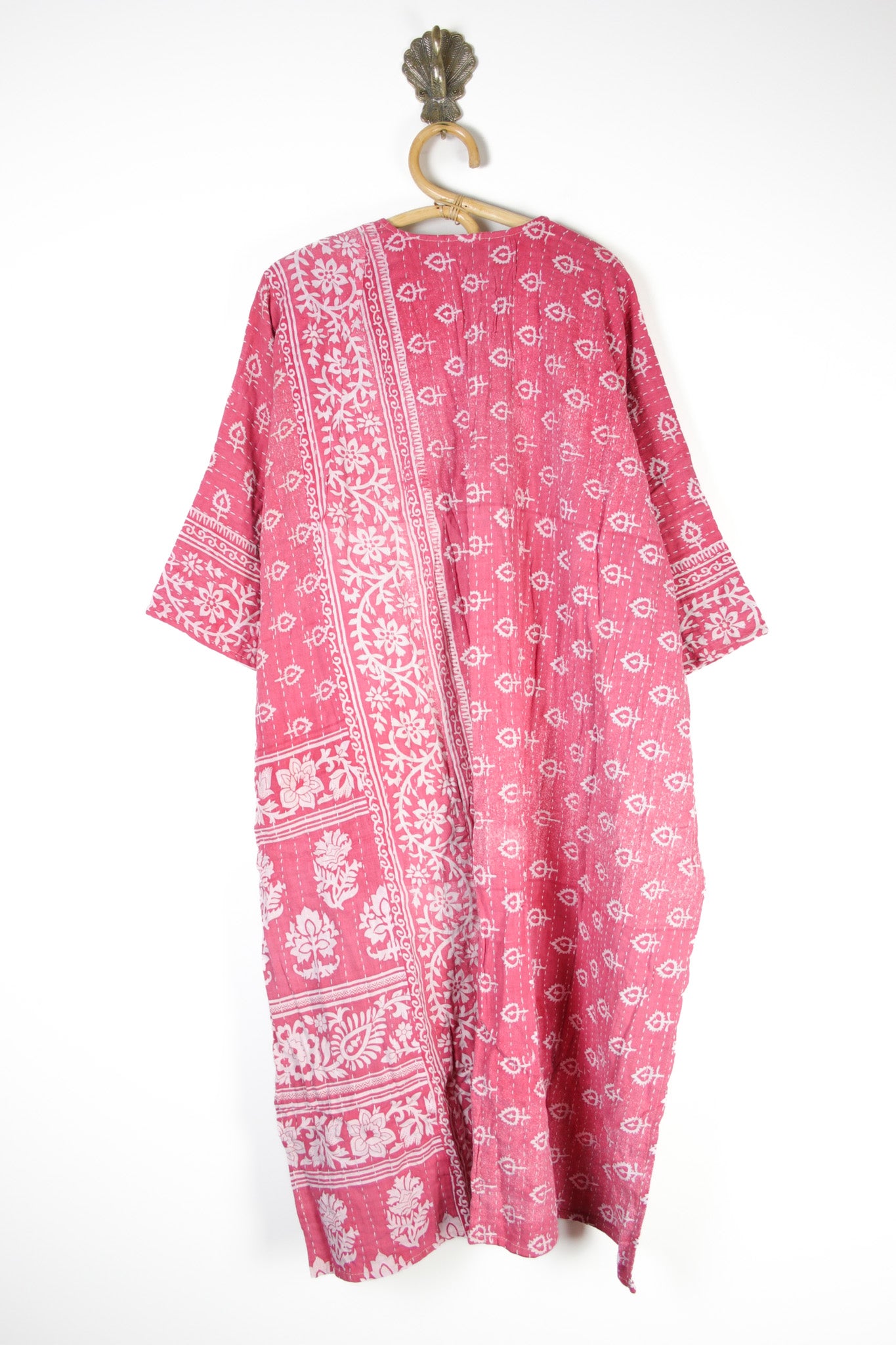 Kantha Ruana Long Sleeve (14568)