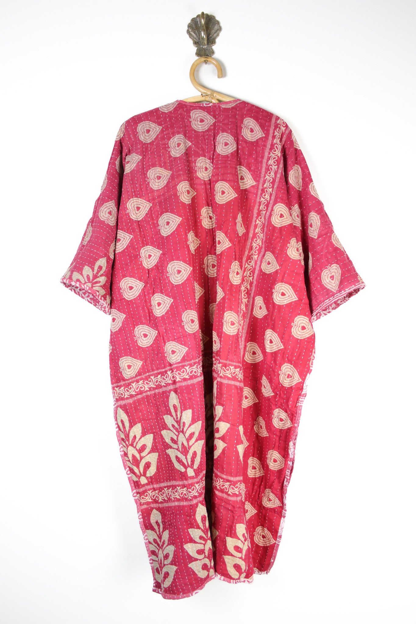 Kantha Ruana Long Sleeve (14568)