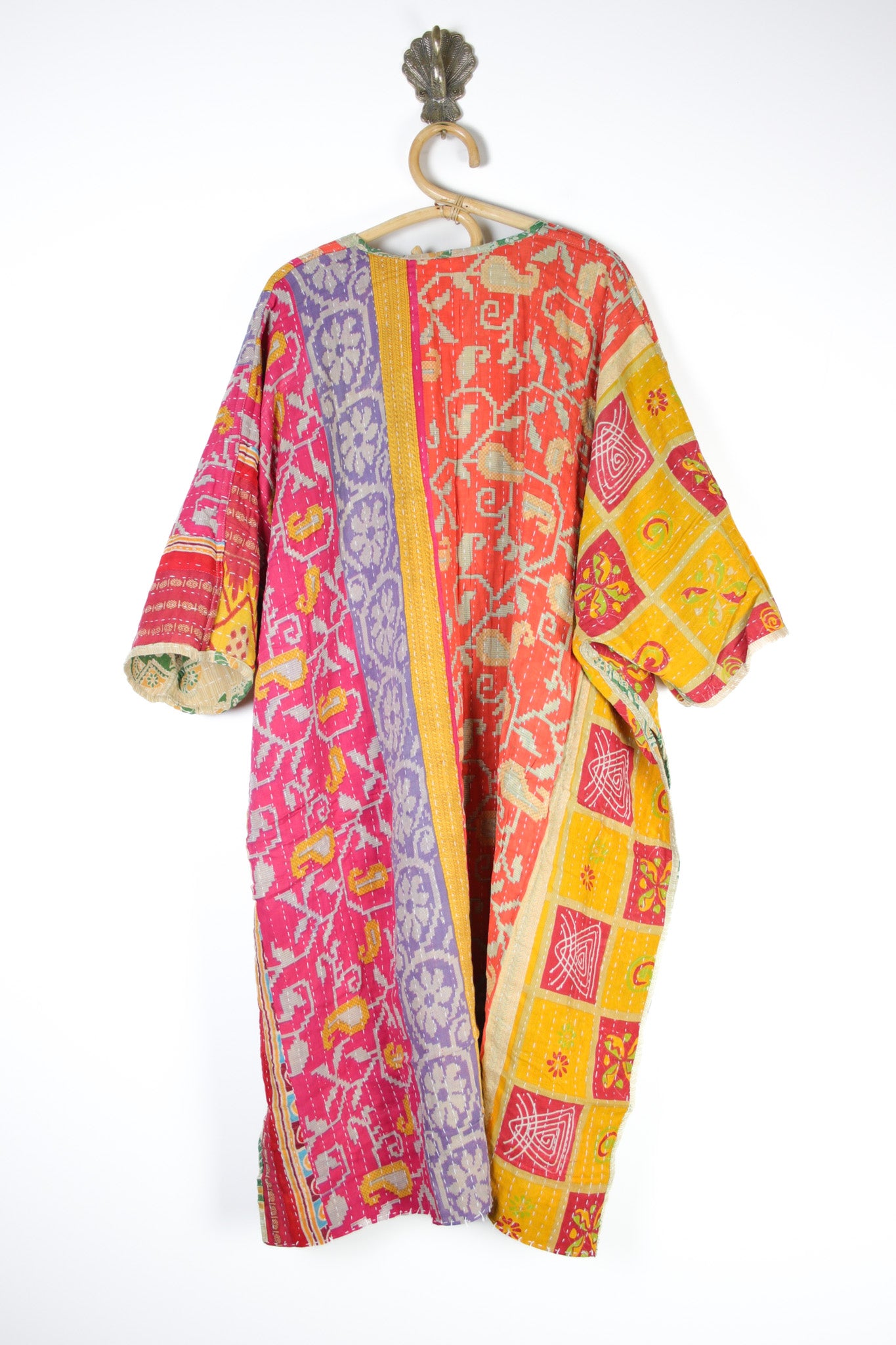 Kantha Ruana Long Sleeve (14570)