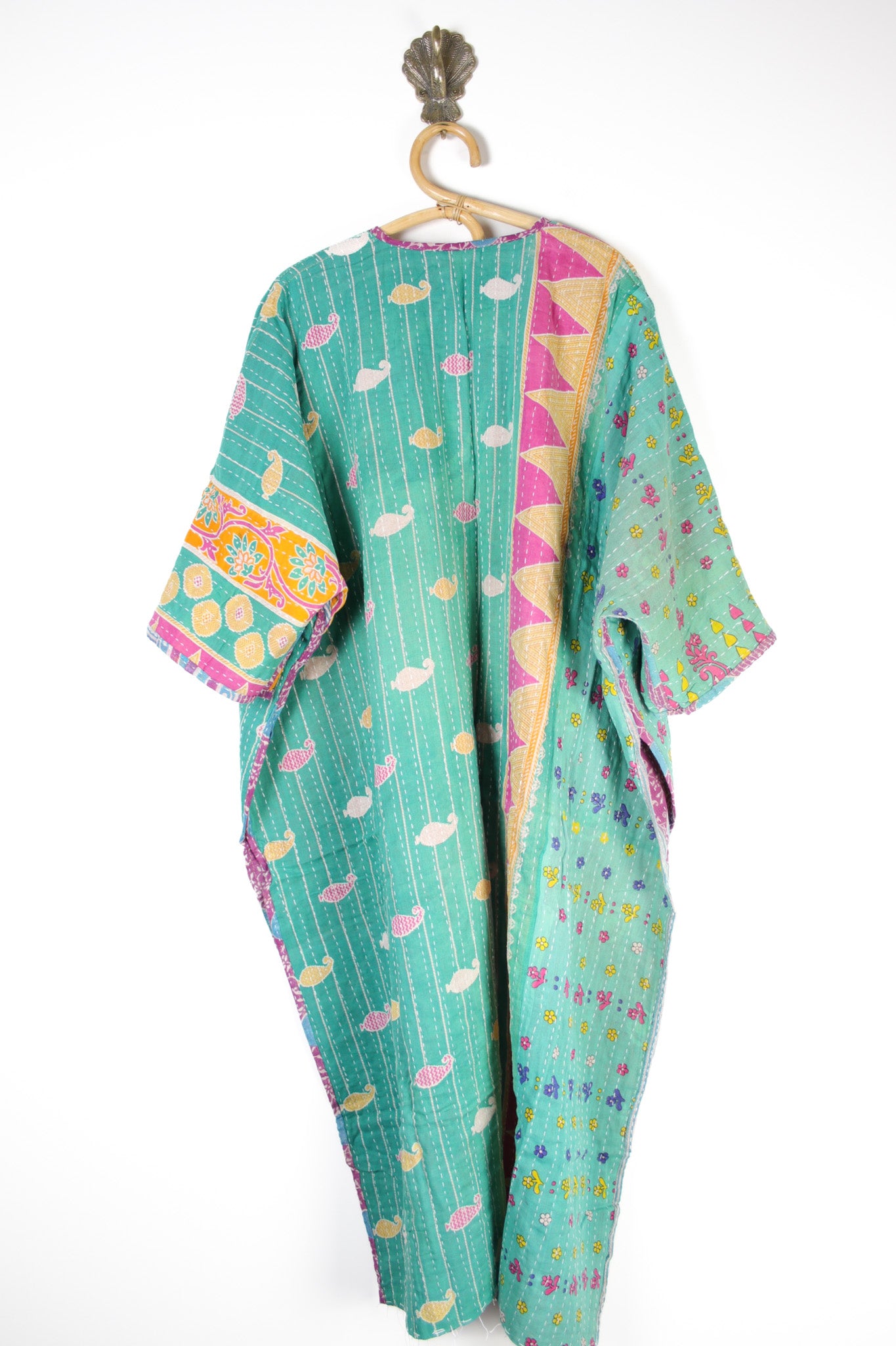 Kantha Ruana Long Sleeve (14571)