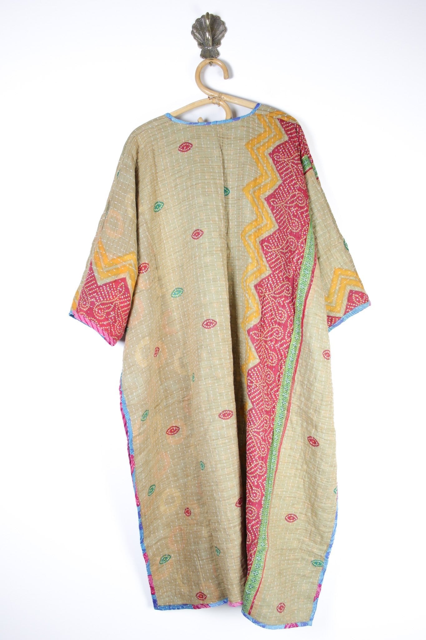 Kantha Ruana l/slv (14573) RuanaLongSleeveRenewVintage145734 Renew Bohemian Pty Ltd