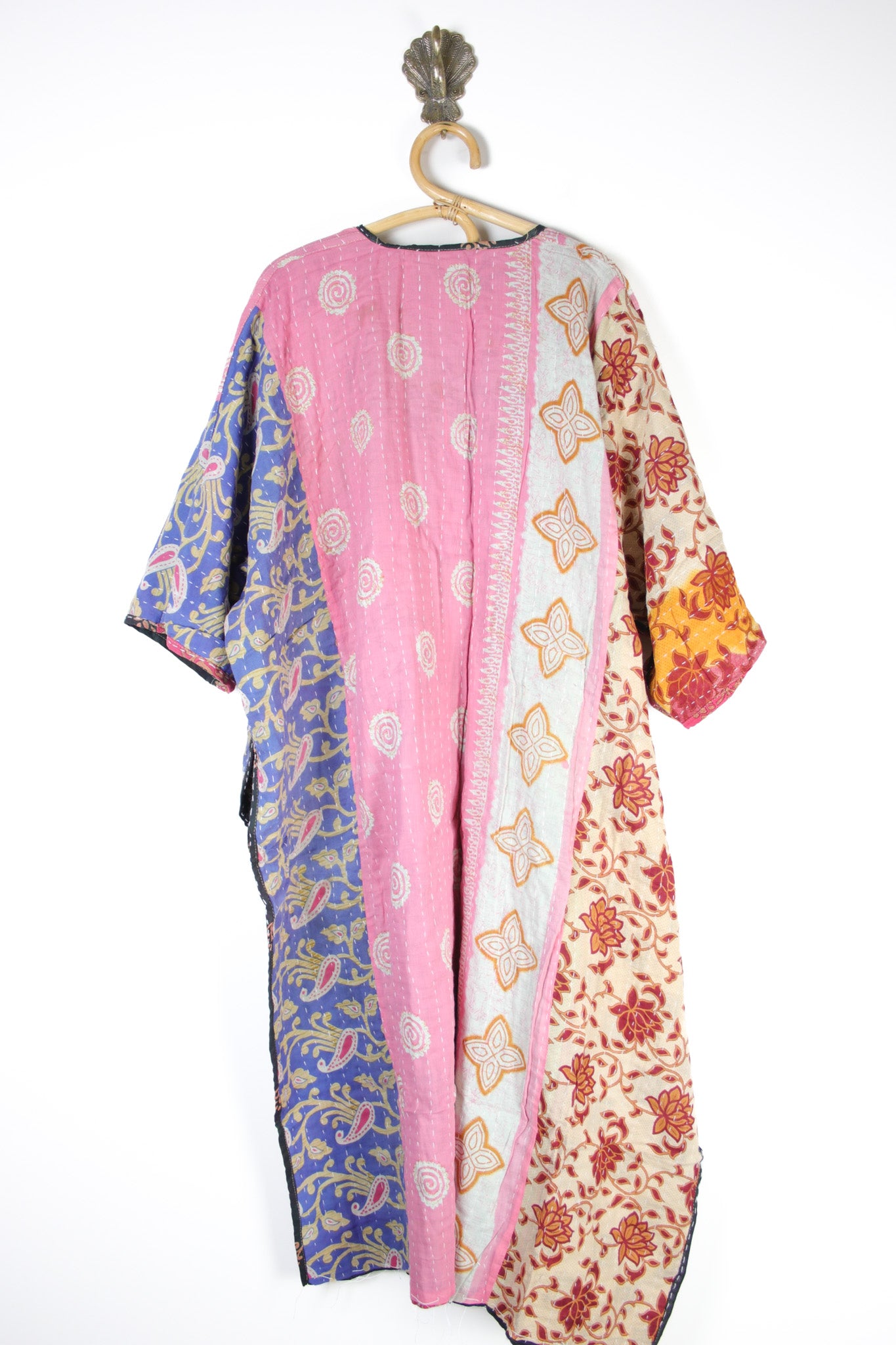 Kantha Ruana Long Sleeve (14574)