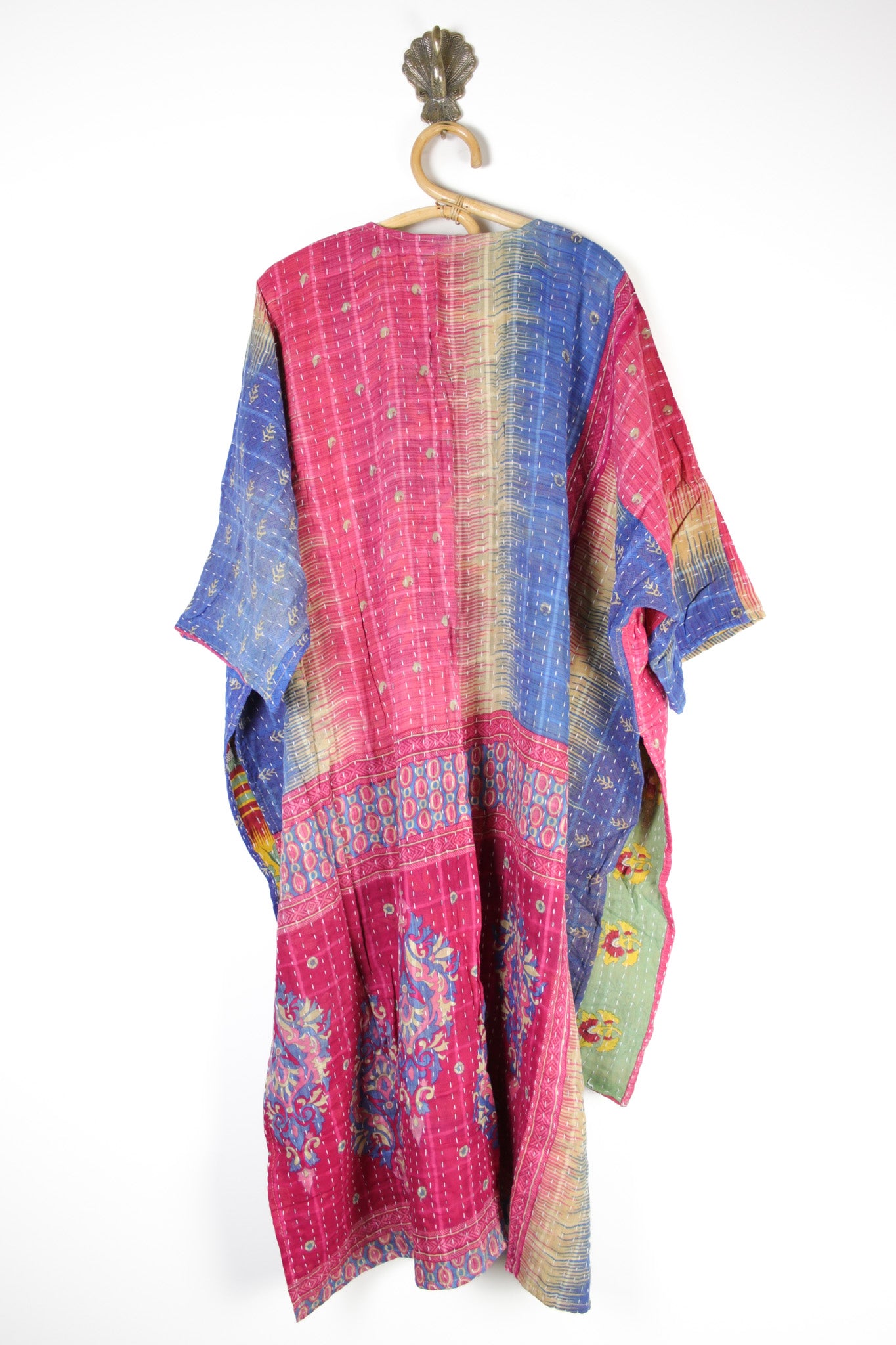 Kantha Ruana Long Sleeve (14581)