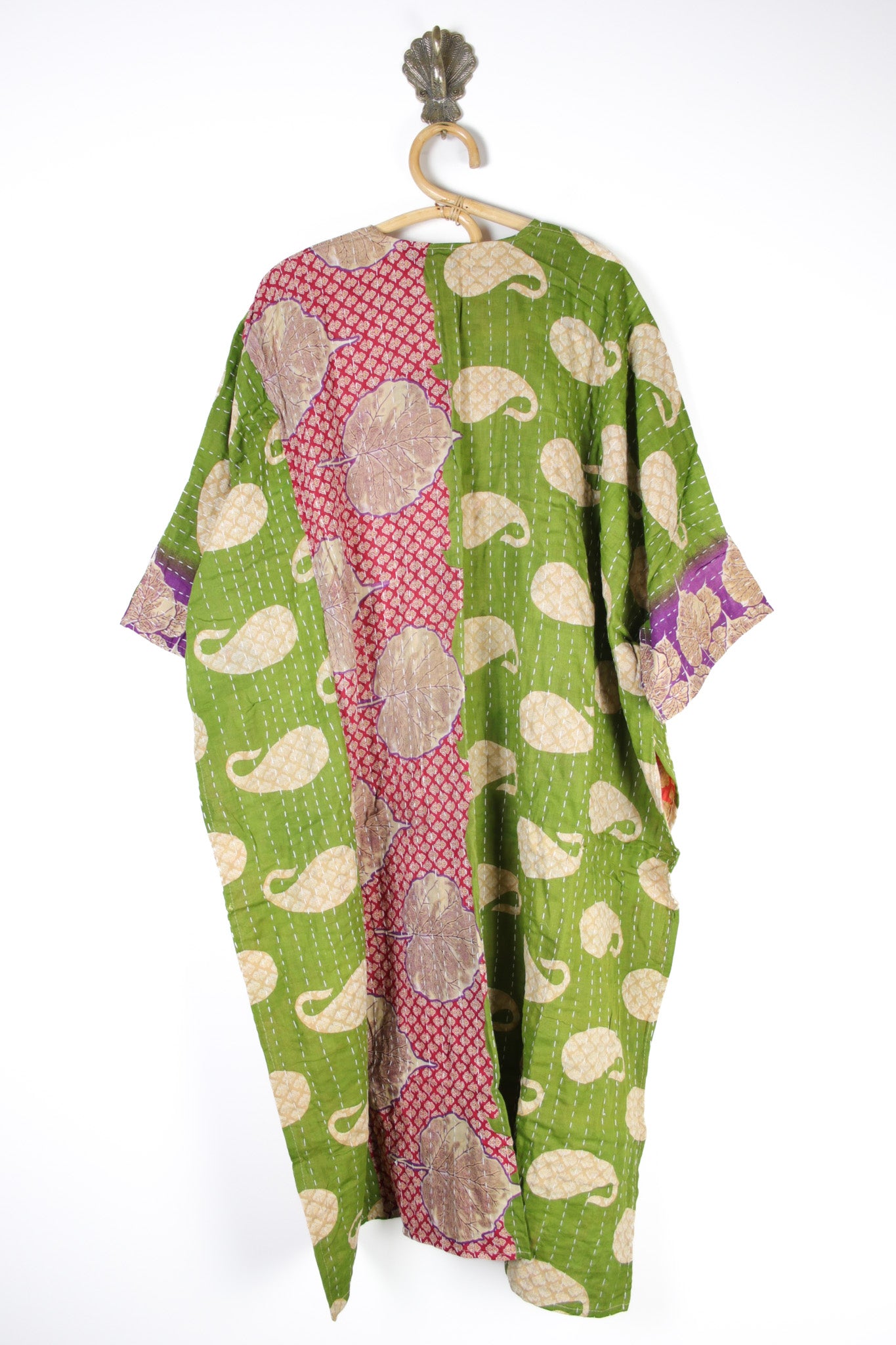 Kantha Ruana Long Sleeve (14583)