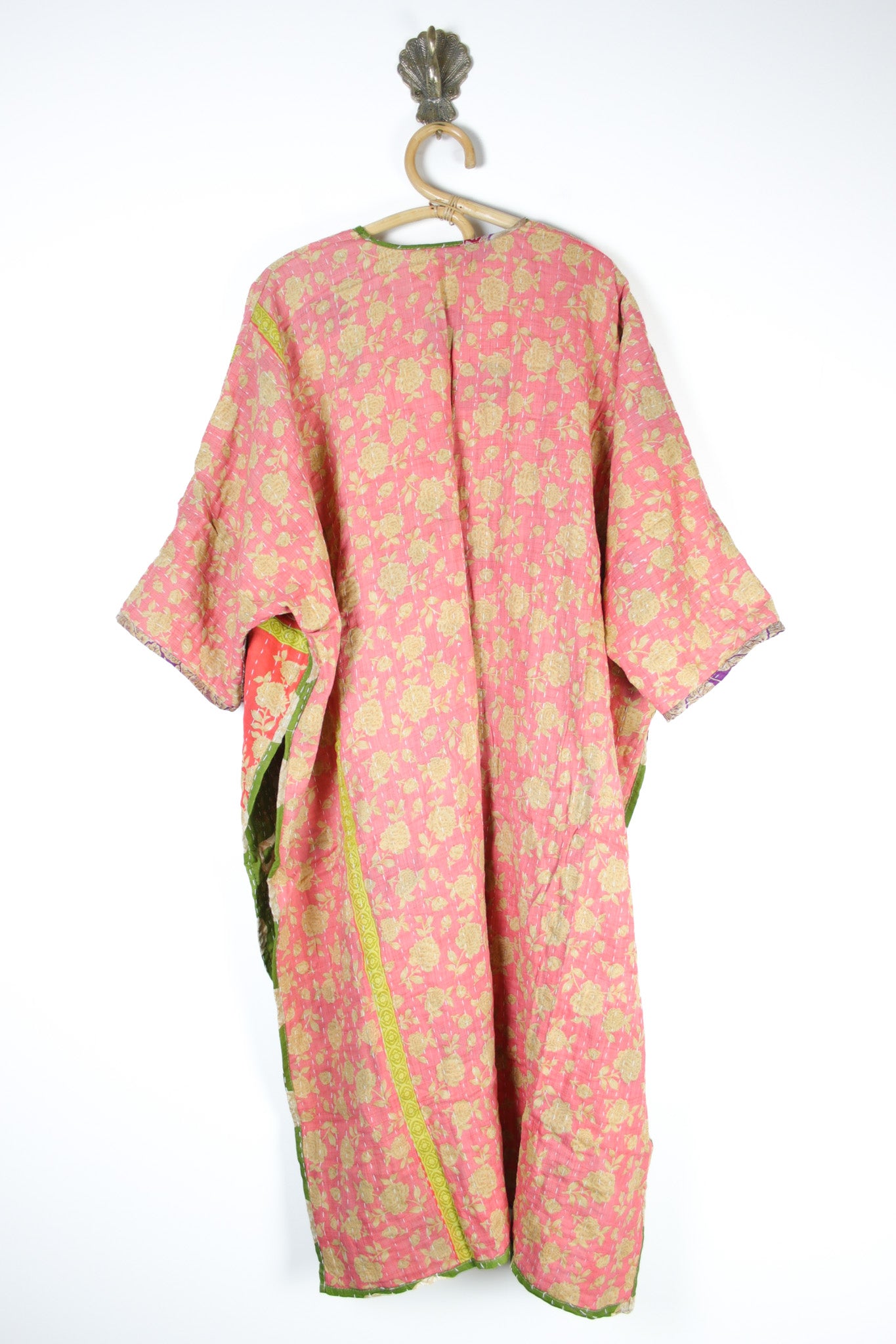 Kantha Ruana Long Sleeve (14583)