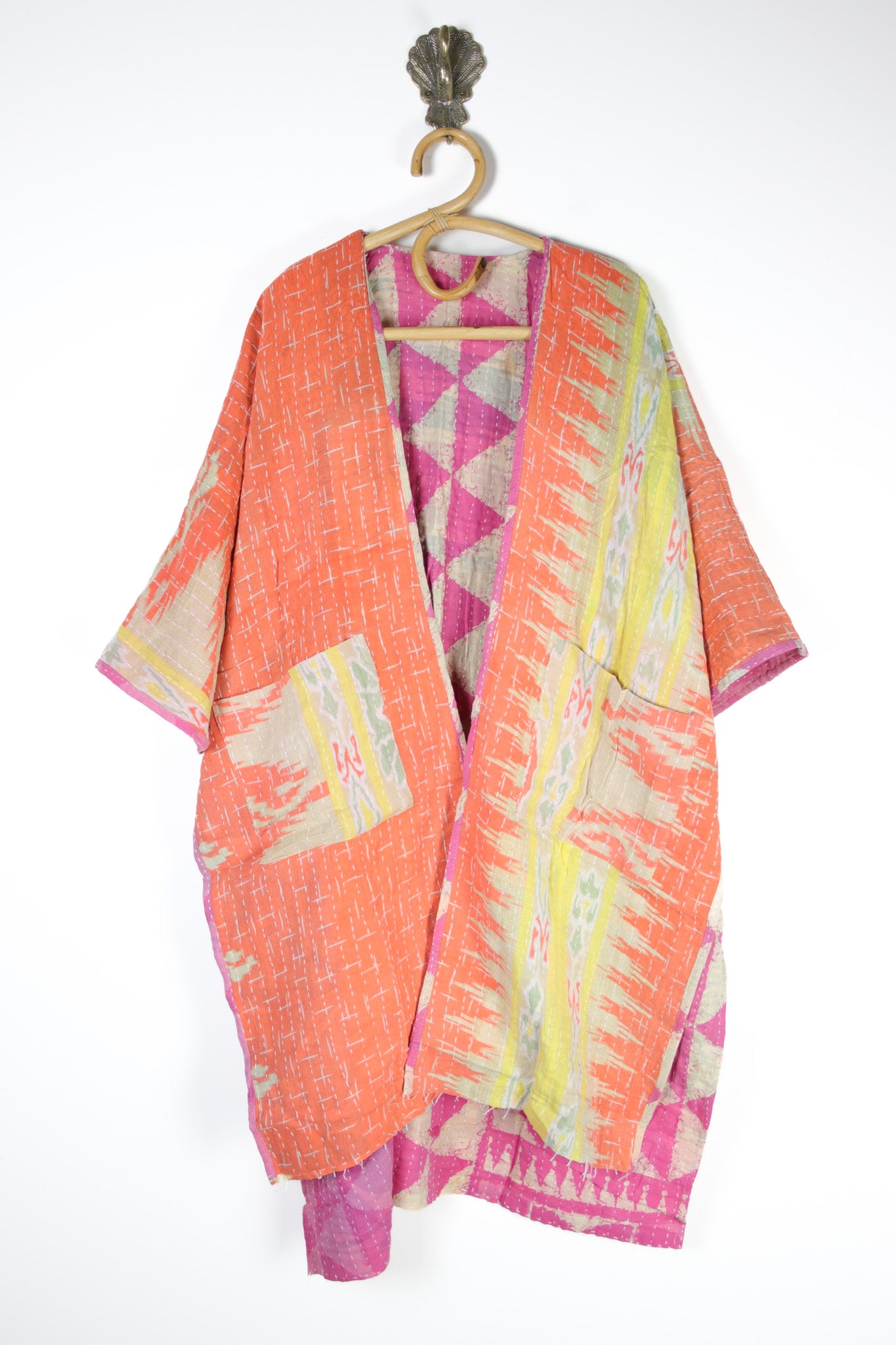 Kantha Ruana l/slv (12522)