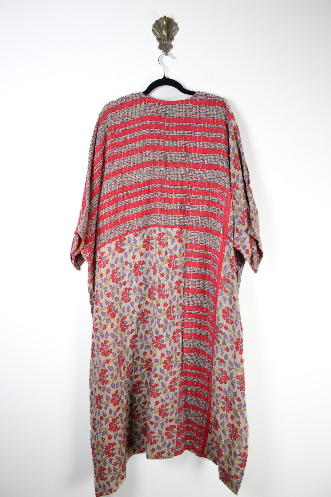 Kantha Ruana Long Sleeve (17562)