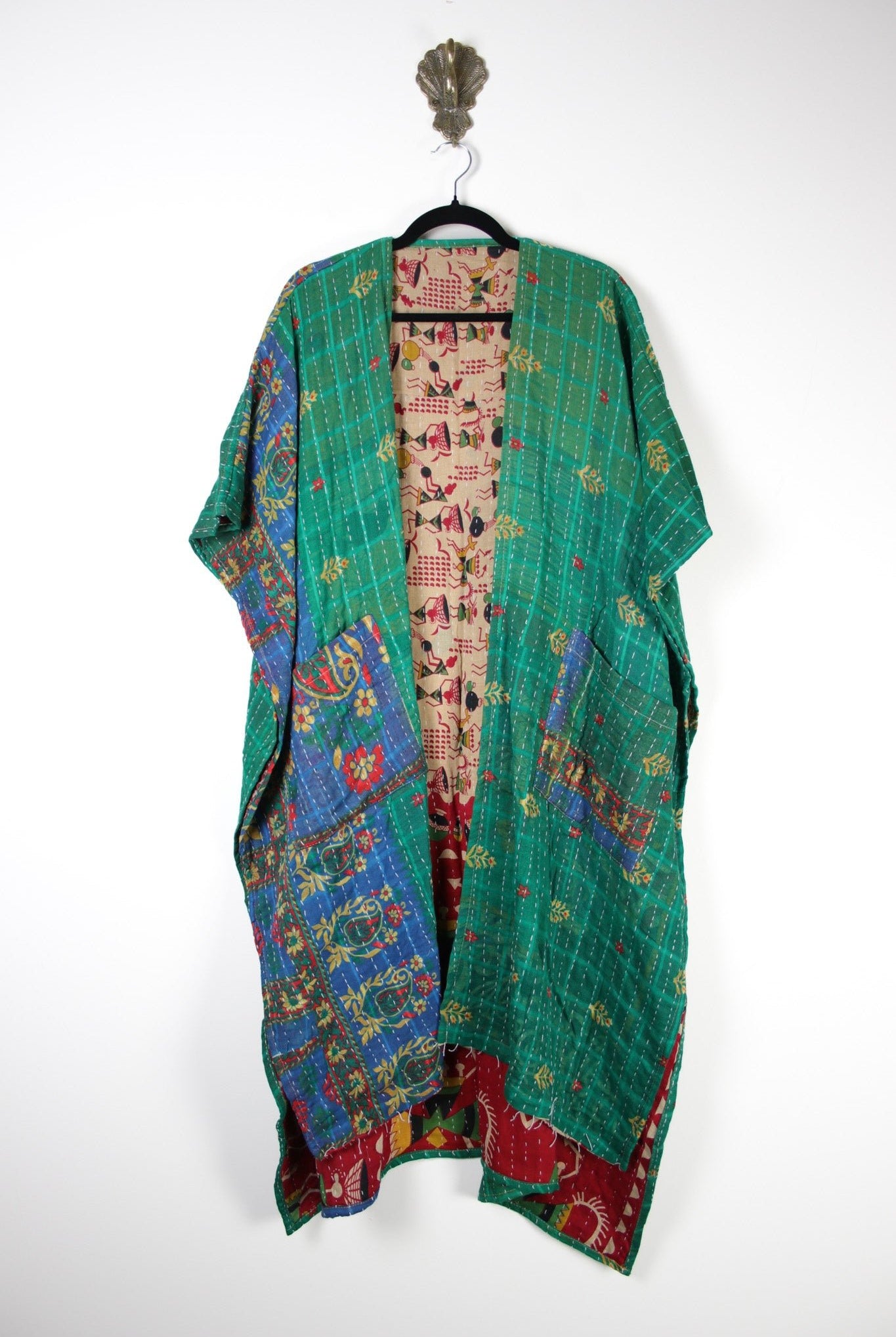 Kantha Ruana (17570) RuanaRenewVintage175701 Renew Bohemian Pty Ltd