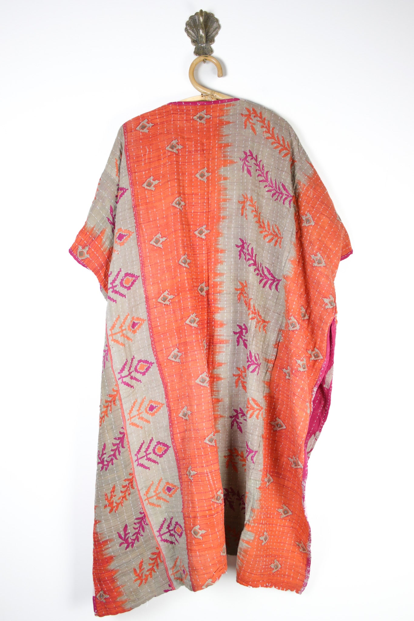 Kantha Ruana (14597) RuanaShortSleeveRenewVintage145974 Renew Vintage