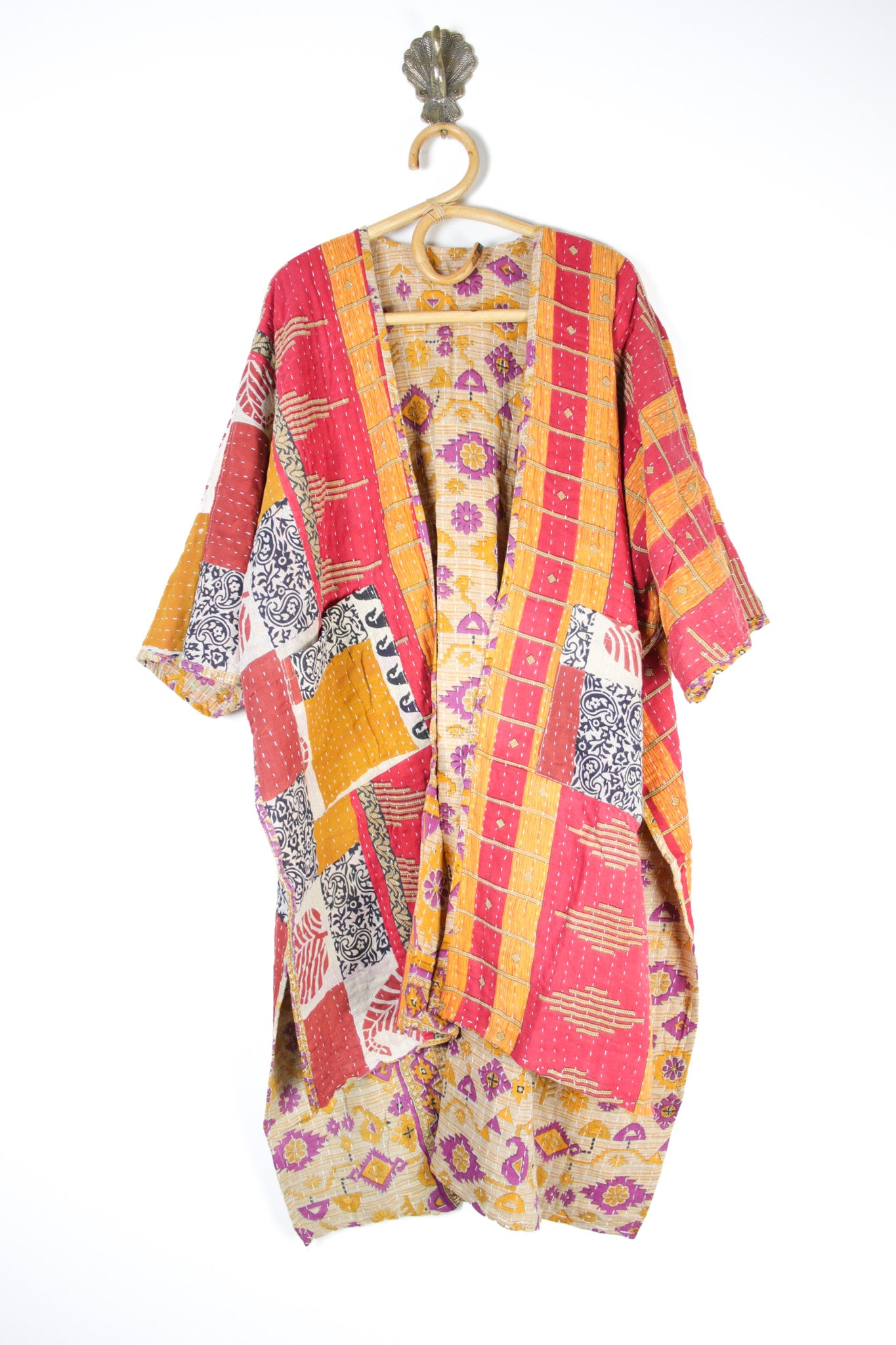 Kantha Ruana l/slv (14565)