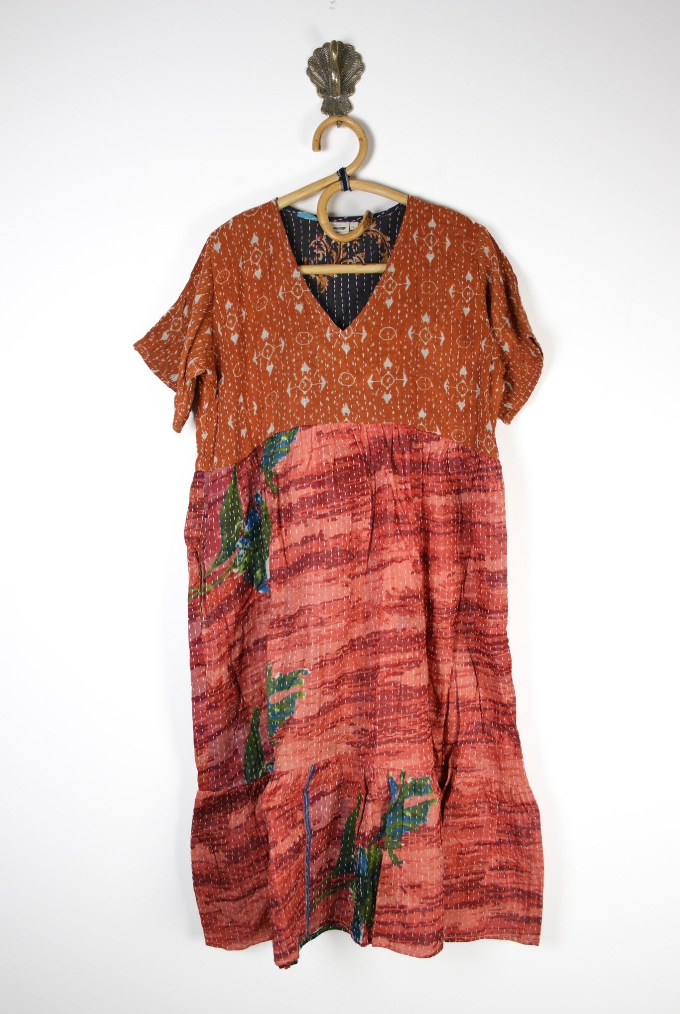 Saheli Dress L (16065) SaheliDressLRenewVintage160651 Renew Bohemian Pty Ltd