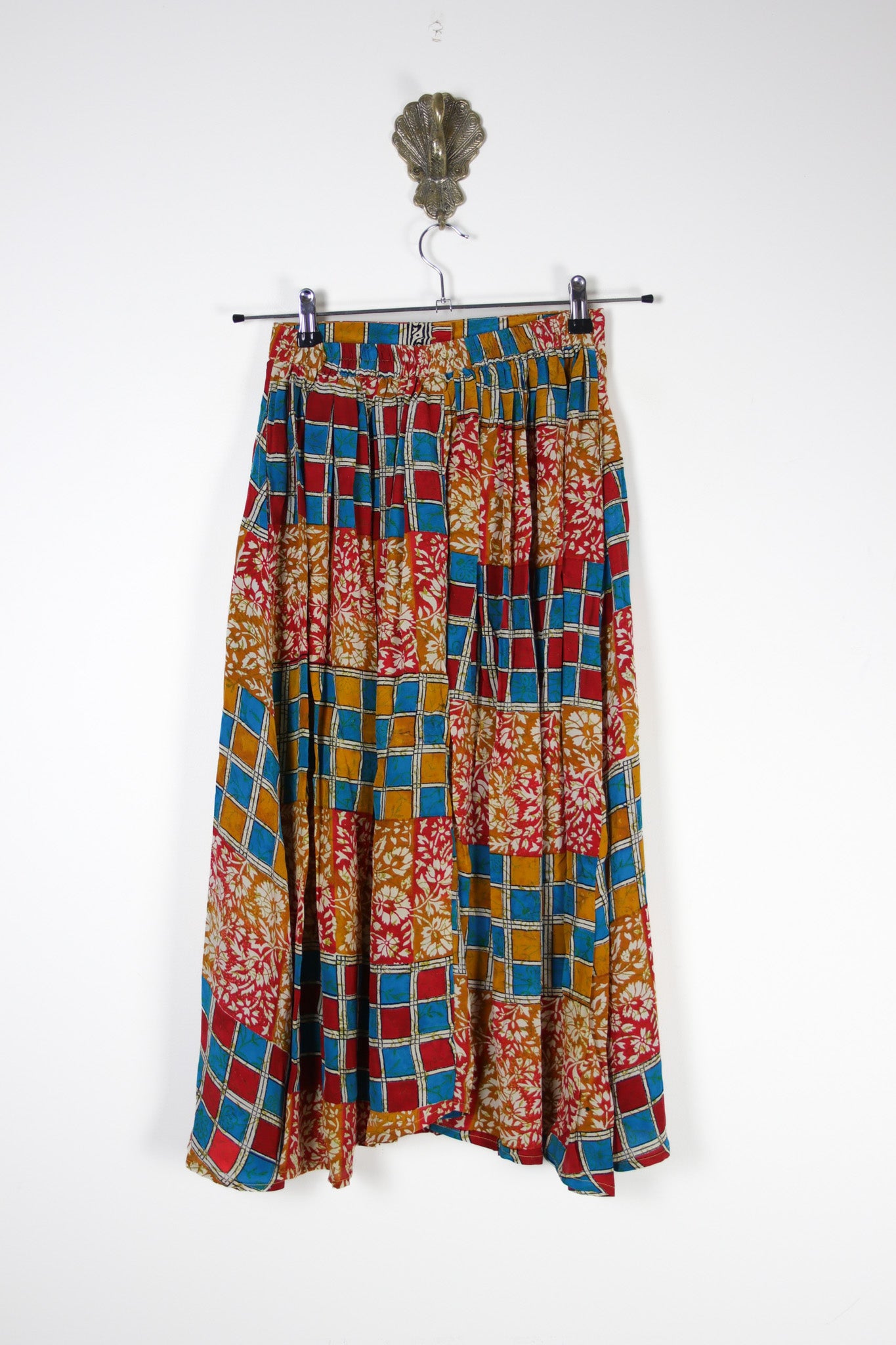 Sarita Silk Skirt S (6509) SaritaSkirtSRenewVintage65092 Renew Bohemian Pty Ltd