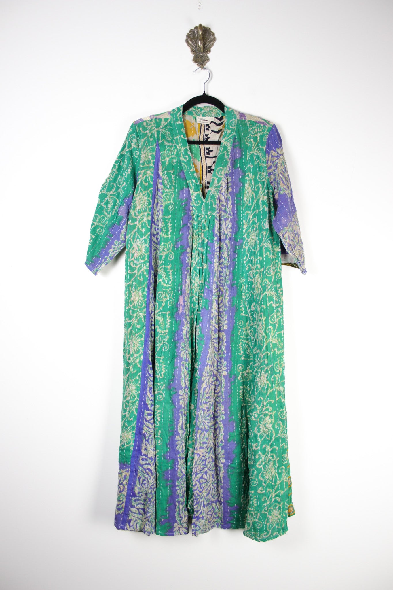Selene Kantha Dress 2XL (18428) SeleneDress2XLRenewBohemian184281 Renew Bohemian Pty Ltd
