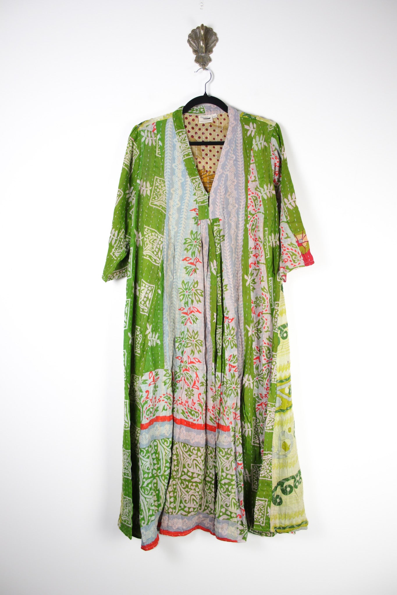 Selene Kantha Dress 2XL (18429) SeleneDress2XLRenewBohemian184291 Renew Bohemian Pty Ltd
