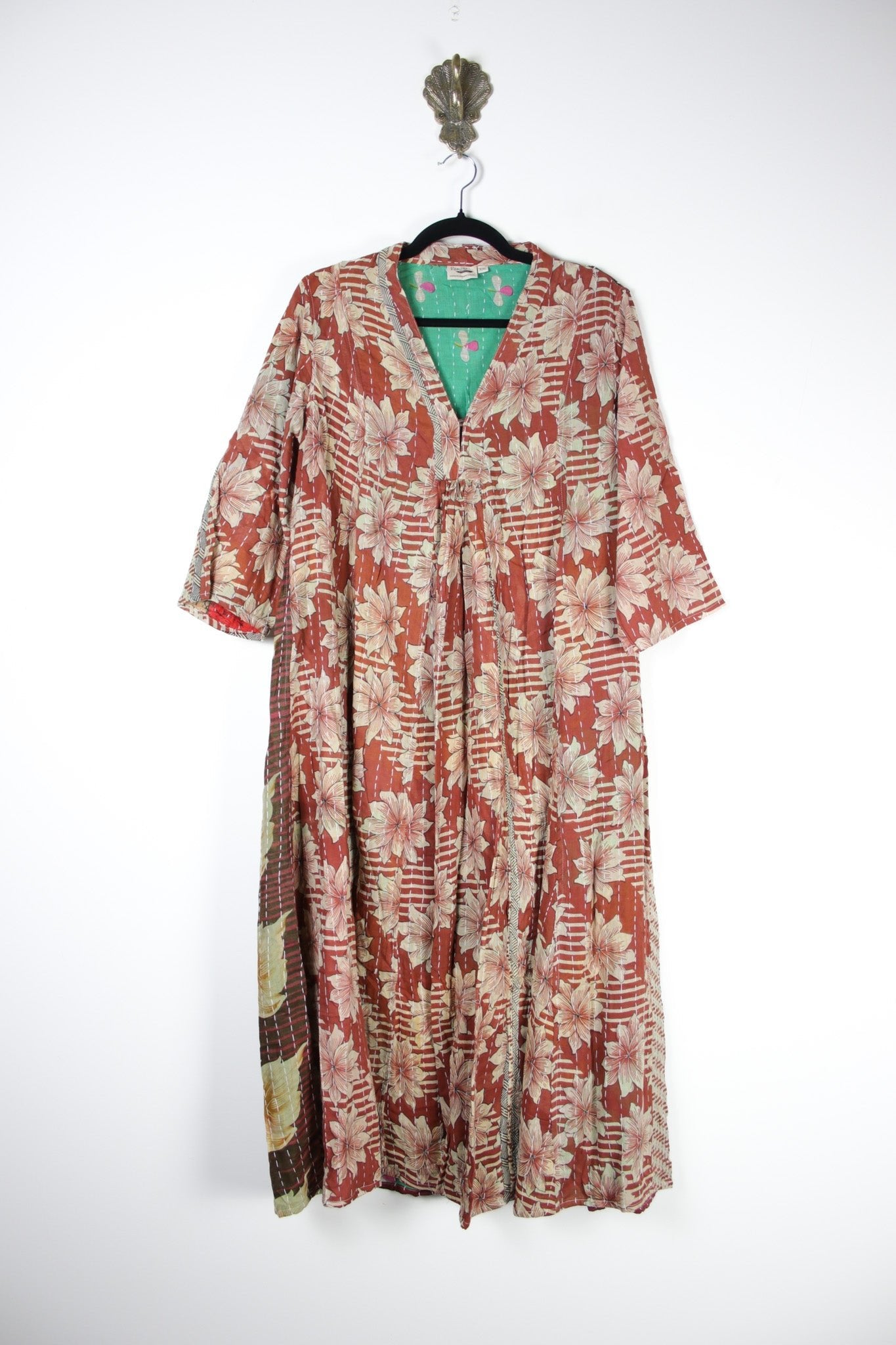 Selene Kantha Dress 2XL (18431) SeleneDress2XLRenewBohemian184311 Renew Bohemian Pty Ltd