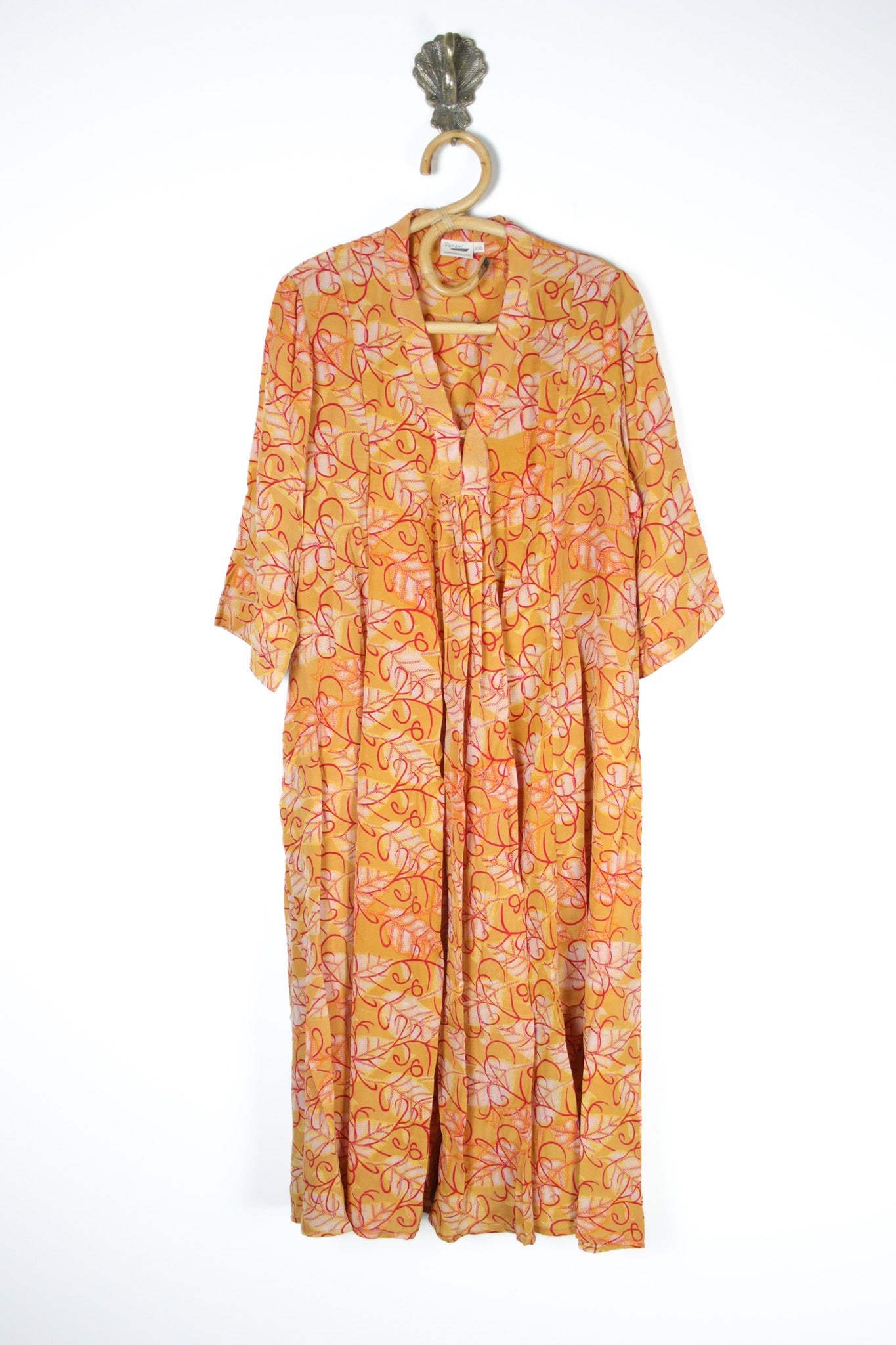 Selene Silk Dress 2XL (11492) SeleneDress2XLRenewVintage114921 Renew Bohemian Pty Ltd