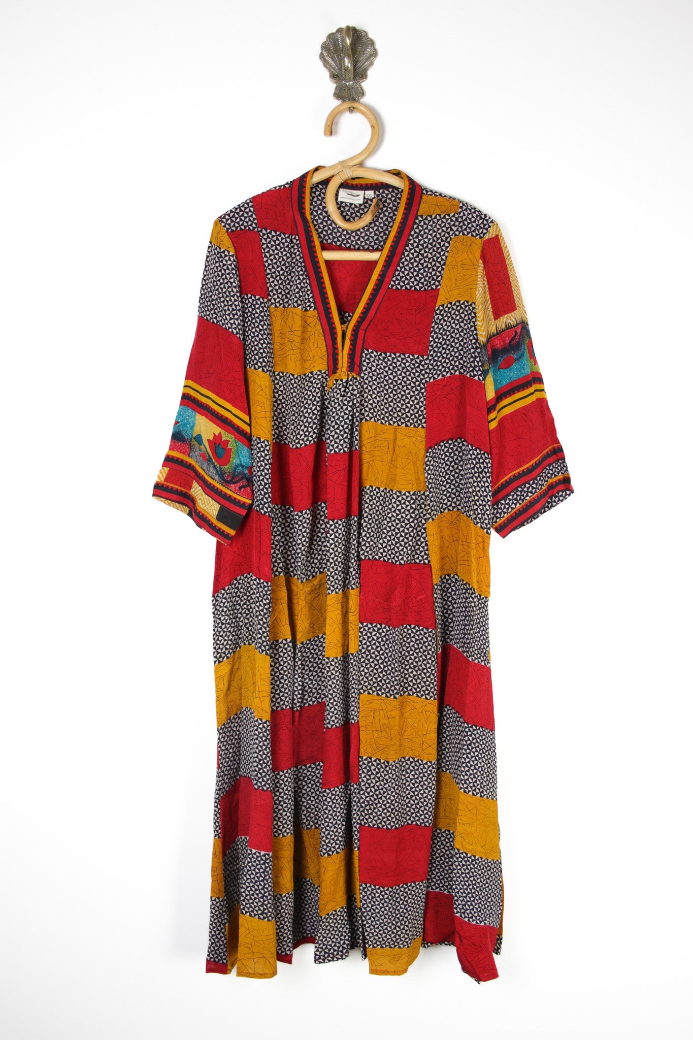 Selene Silk Dress 2XL (11505) SeleneDress2XLRenewVintage115051 Renew Bohemian Pty Ltd