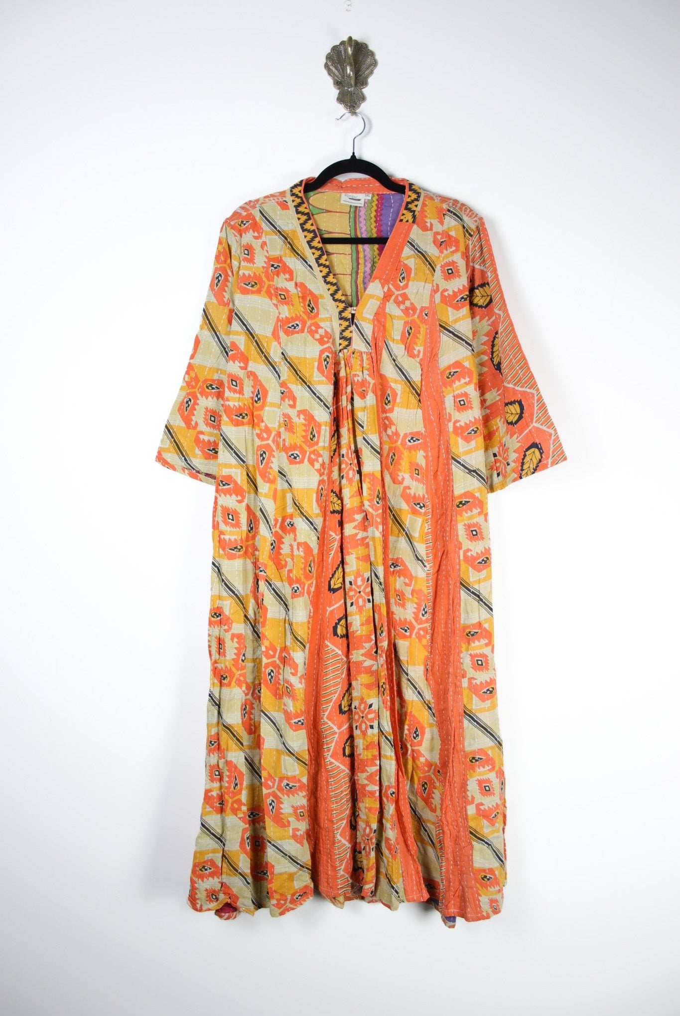 Selene Kantha Dress 3XL (18425) SeleneDress3XLRenewBohemian184251 Renew Bohemian Pty Ltd