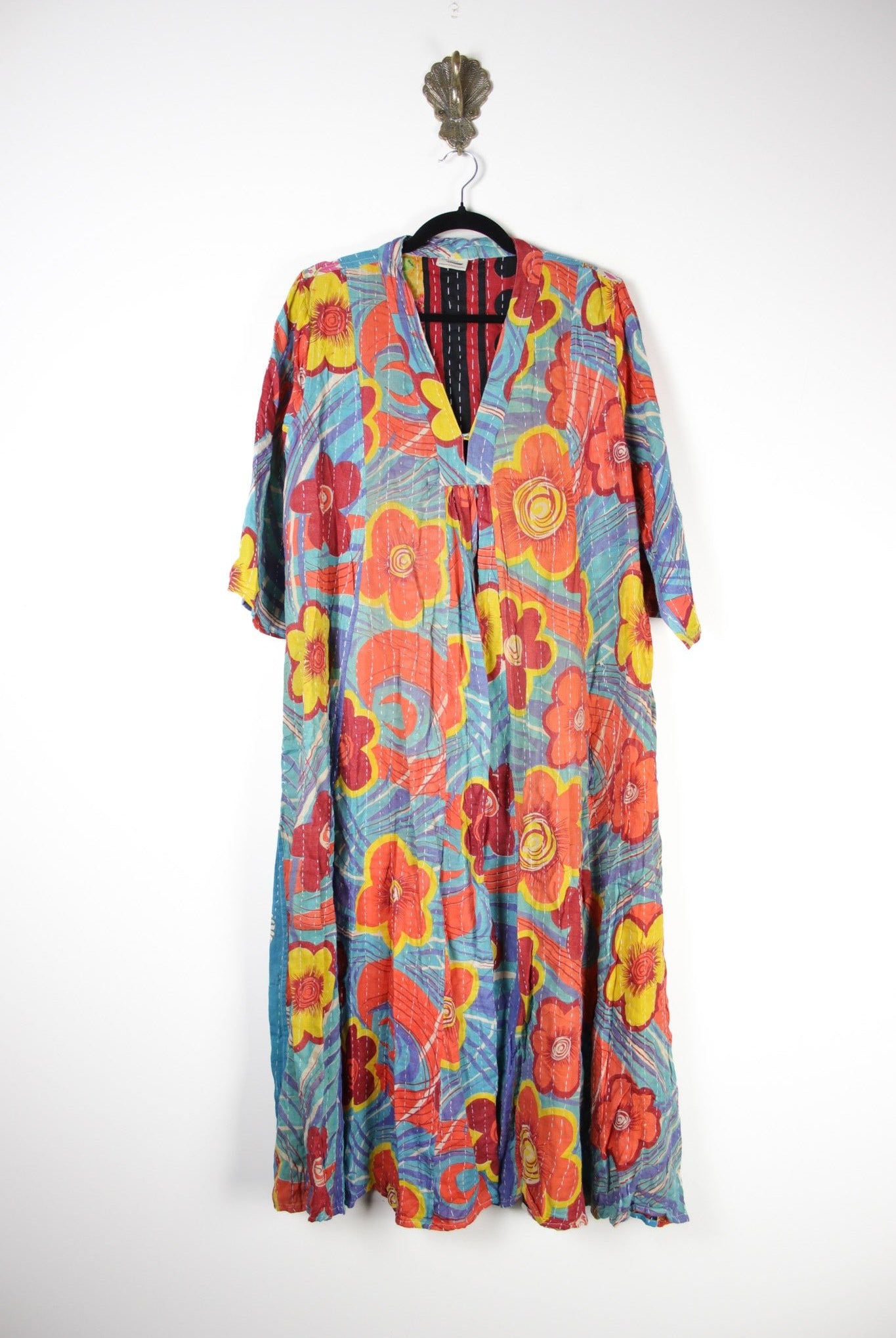 Selene Kantha Dress 3XL (18426) SeleneDress3XLRenewBohemian184261 Renew Bohemian Pty Ltd