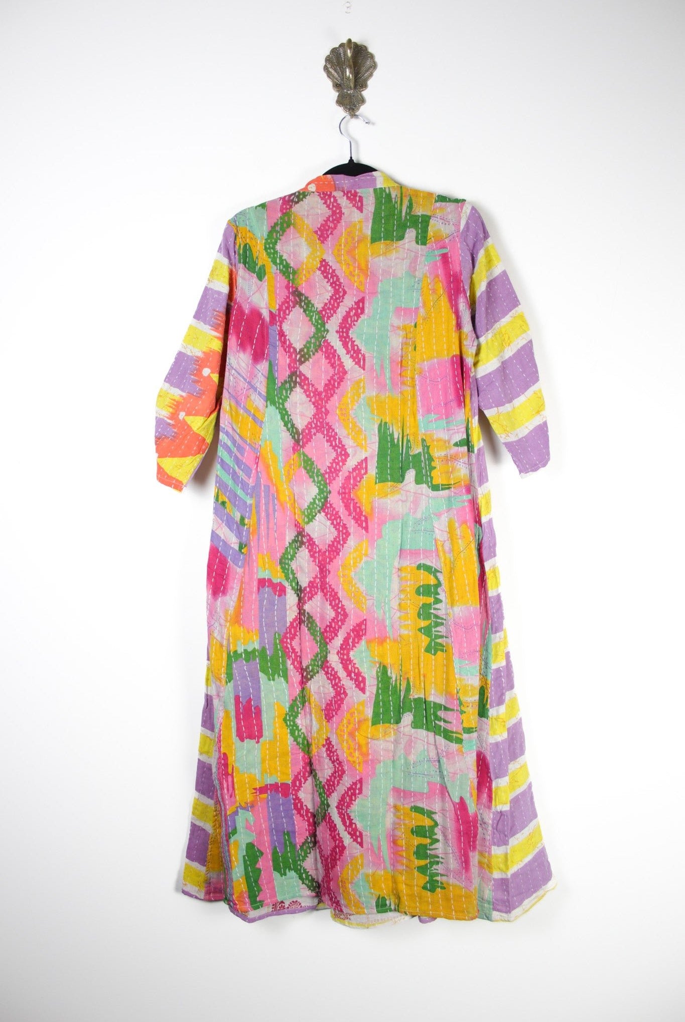 Selene Kantha Dress L (18444) SeleneDressLRenewBohemian184442 Renew Bohemian Pty Ltd