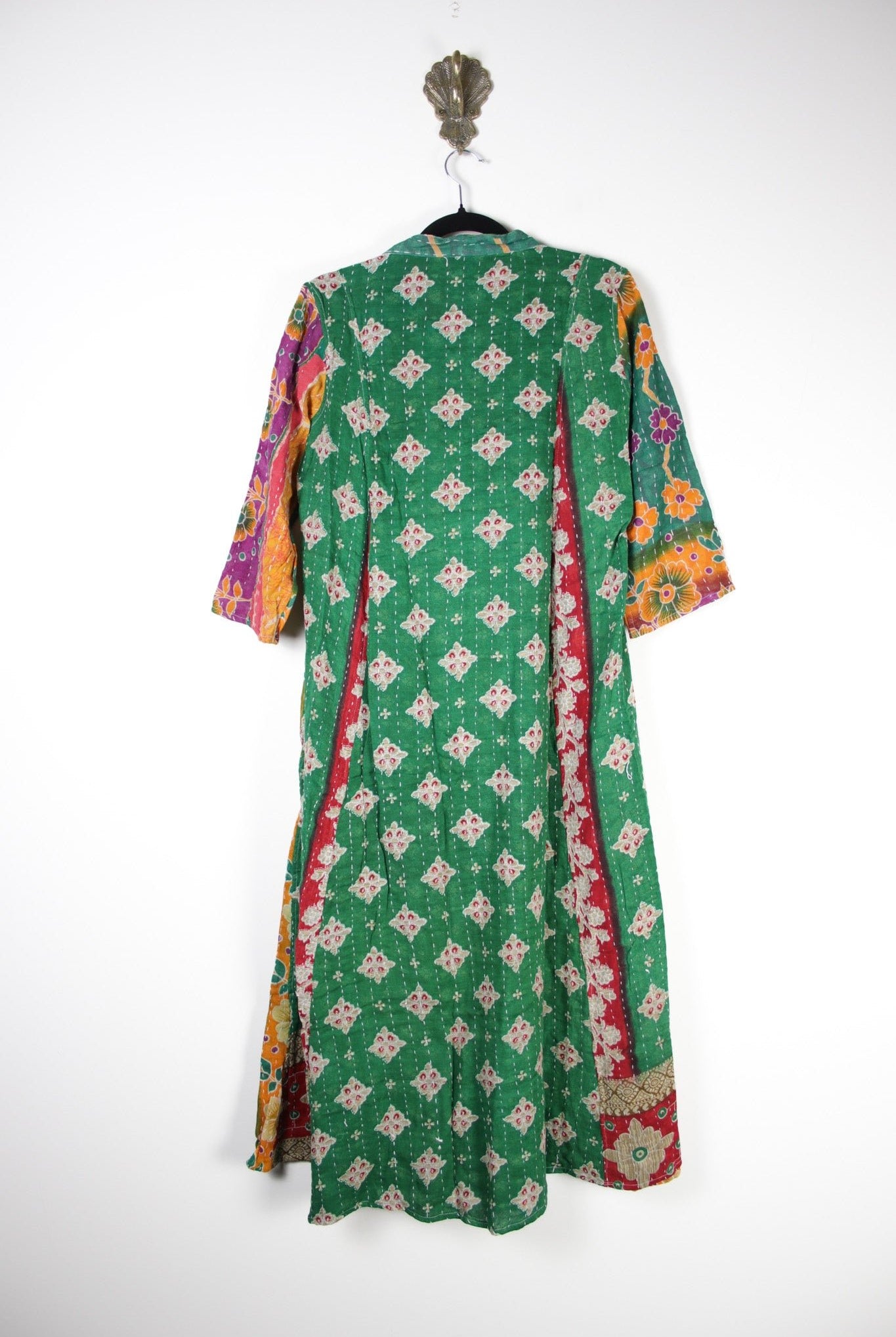Selene Kantha Dress L (18445) SeleneDressLRenewBohemian184452 Renew Bohemian Pty Ltd