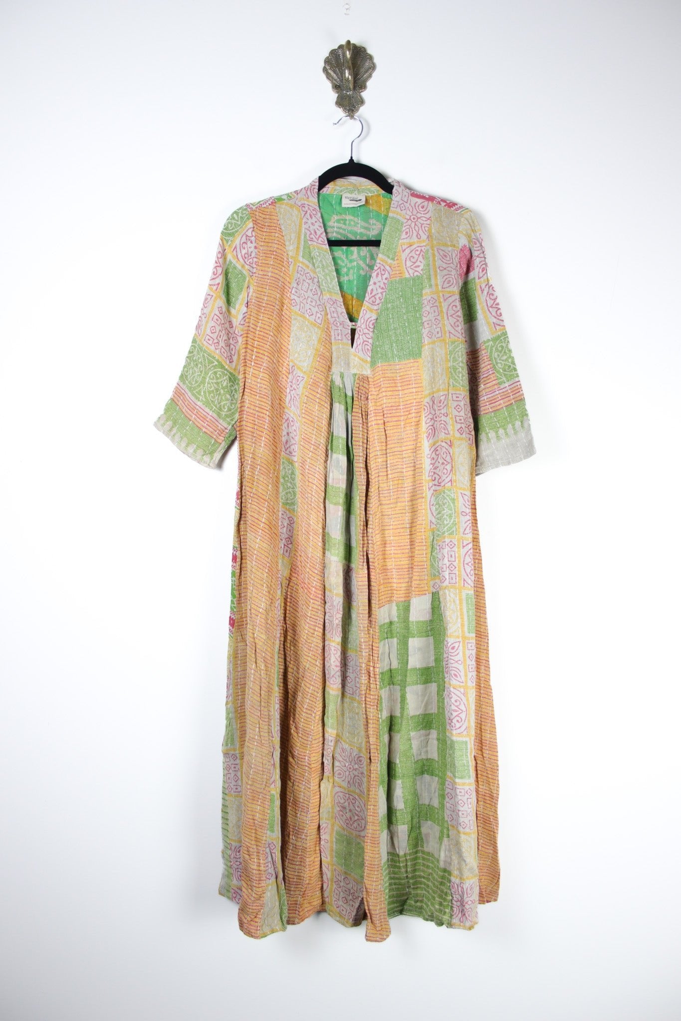 Selene Kantha Dress M (18450) SeleneDressMRenewBohemian184501 Renew Bohemian Pty Ltd