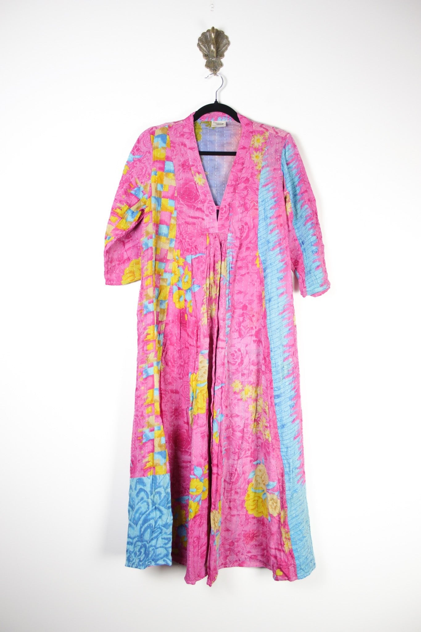 Selene Kantha Dress M (18454) SeleneDressMRenewBohemian184541 Renew Bohemian Pty Ltd
