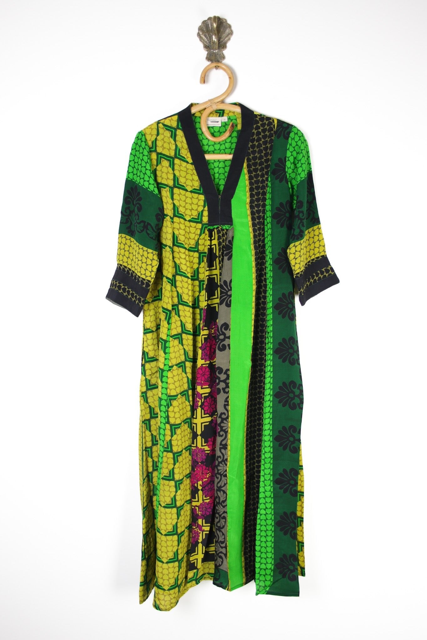 Selene Silk Dress XS (11576) SeleneDressSRenewVintage115761 Renew Bohemian Pty Ltd