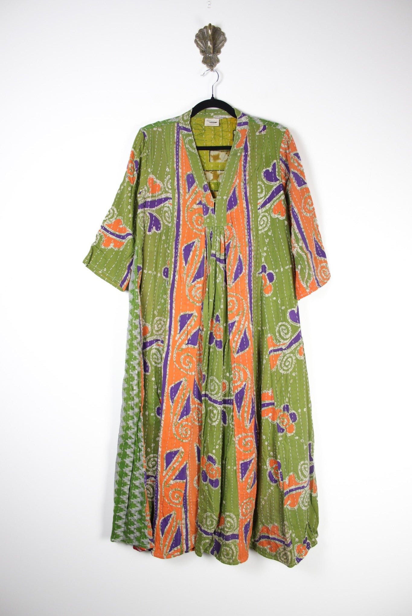 Selene Kantha Dress XL (18435) SeleneDressXLRenewBohemian184352 Renew Bohemian Pty Ltd