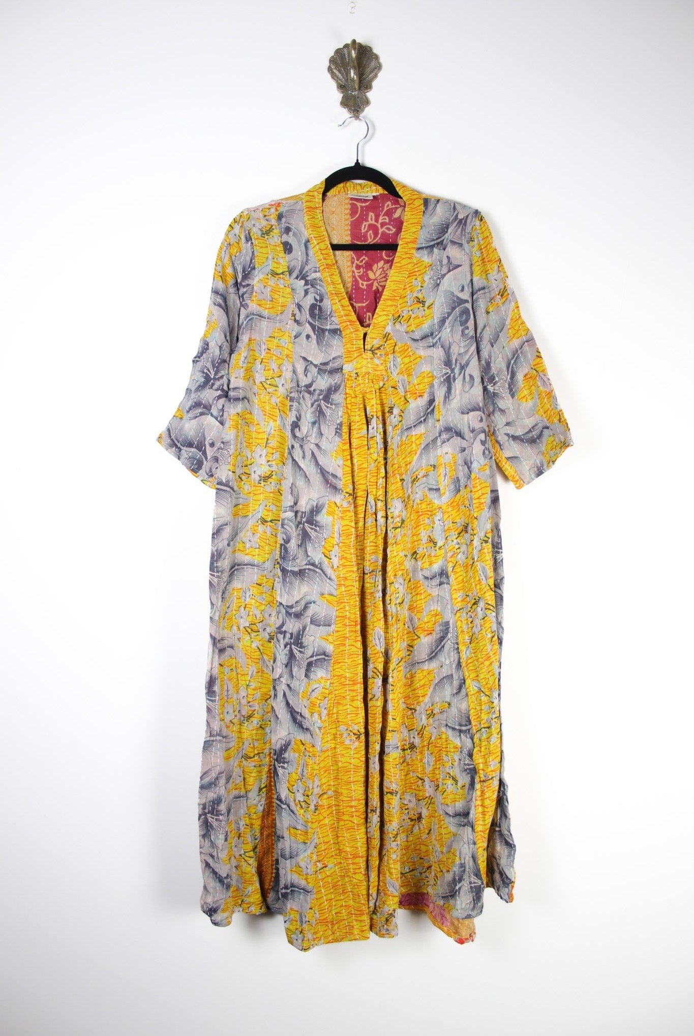 Selene Kantha Dress XL (18438) SeleneDressXLRenewBohemian184381 Renew Bohemian Pty Ltd