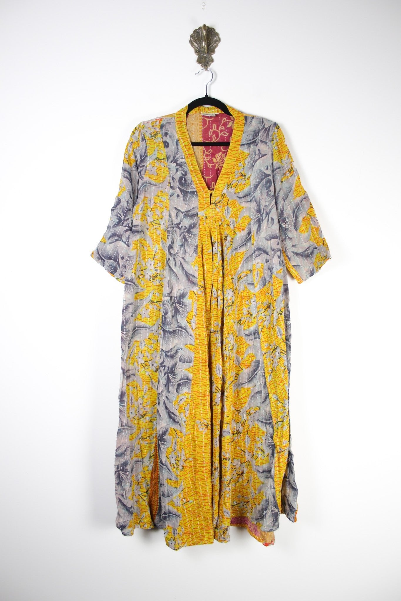 Selene Kantha Dress XL (18438) SeleneDressXLRenewBohemian184381 Renew Bohemian Pty Ltd