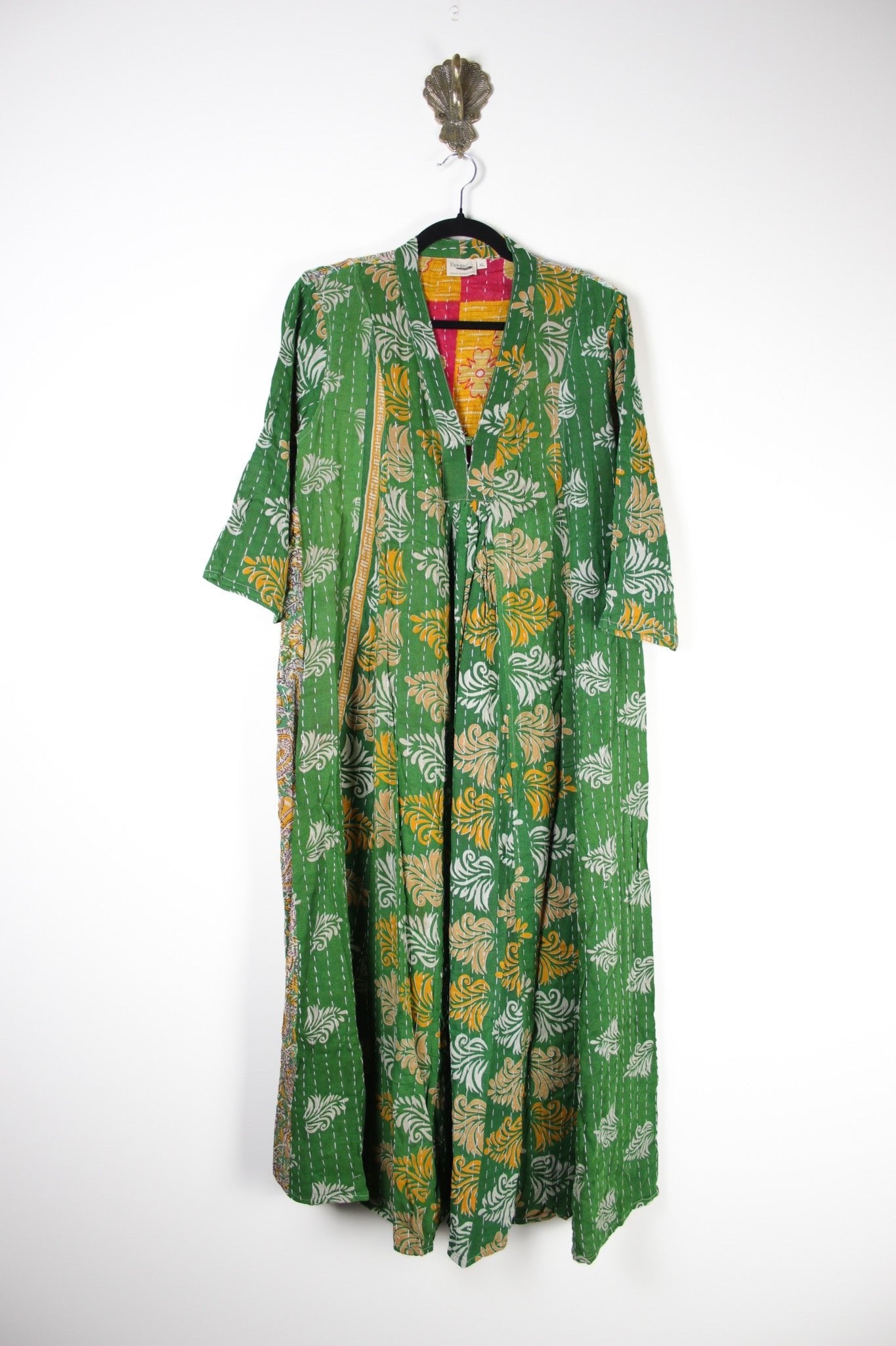 Selene Kantha Dress XL (18439) SeleneDressXLRenewBohemian184391 Renew Bohemian Pty Ltd