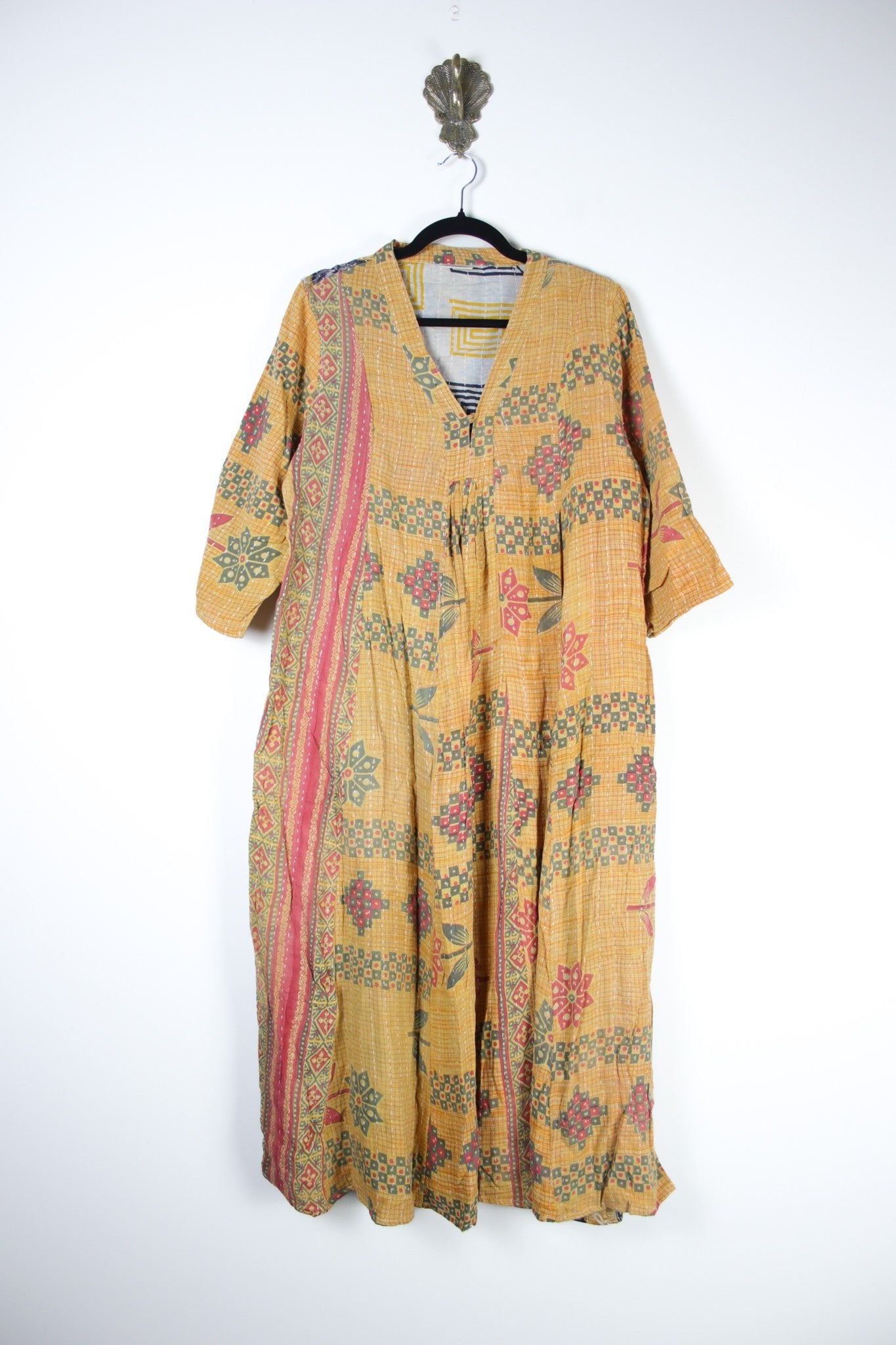 Selene Kantha Dress XL (18441) SeleneDressXLRenewBohemian184411 Renew Bohemian Pty Ltd