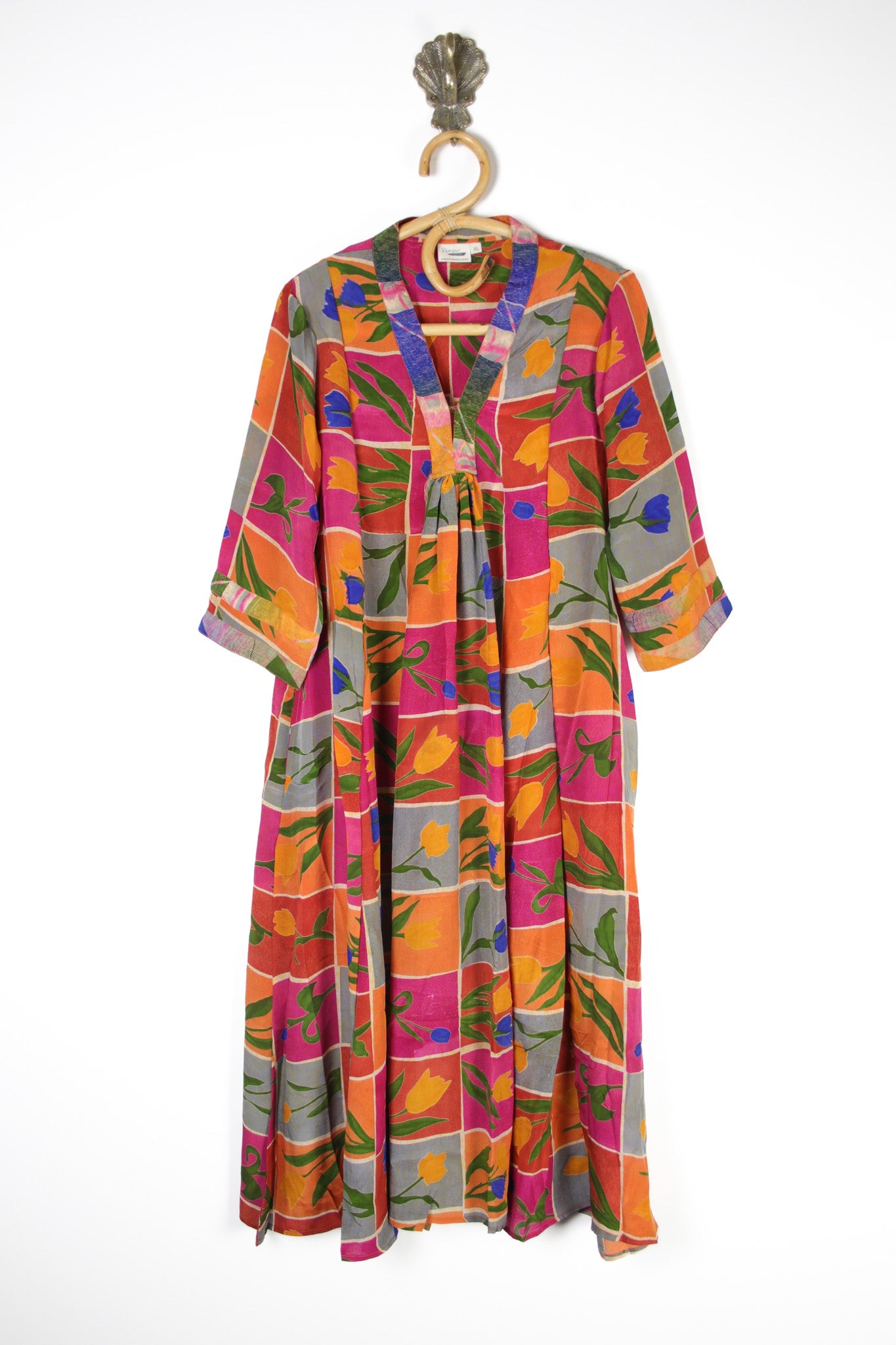Selene Silk Dress XL (11522) SeleneDressXLRenewVintage115221 Renew Bohemian Pty Ltd