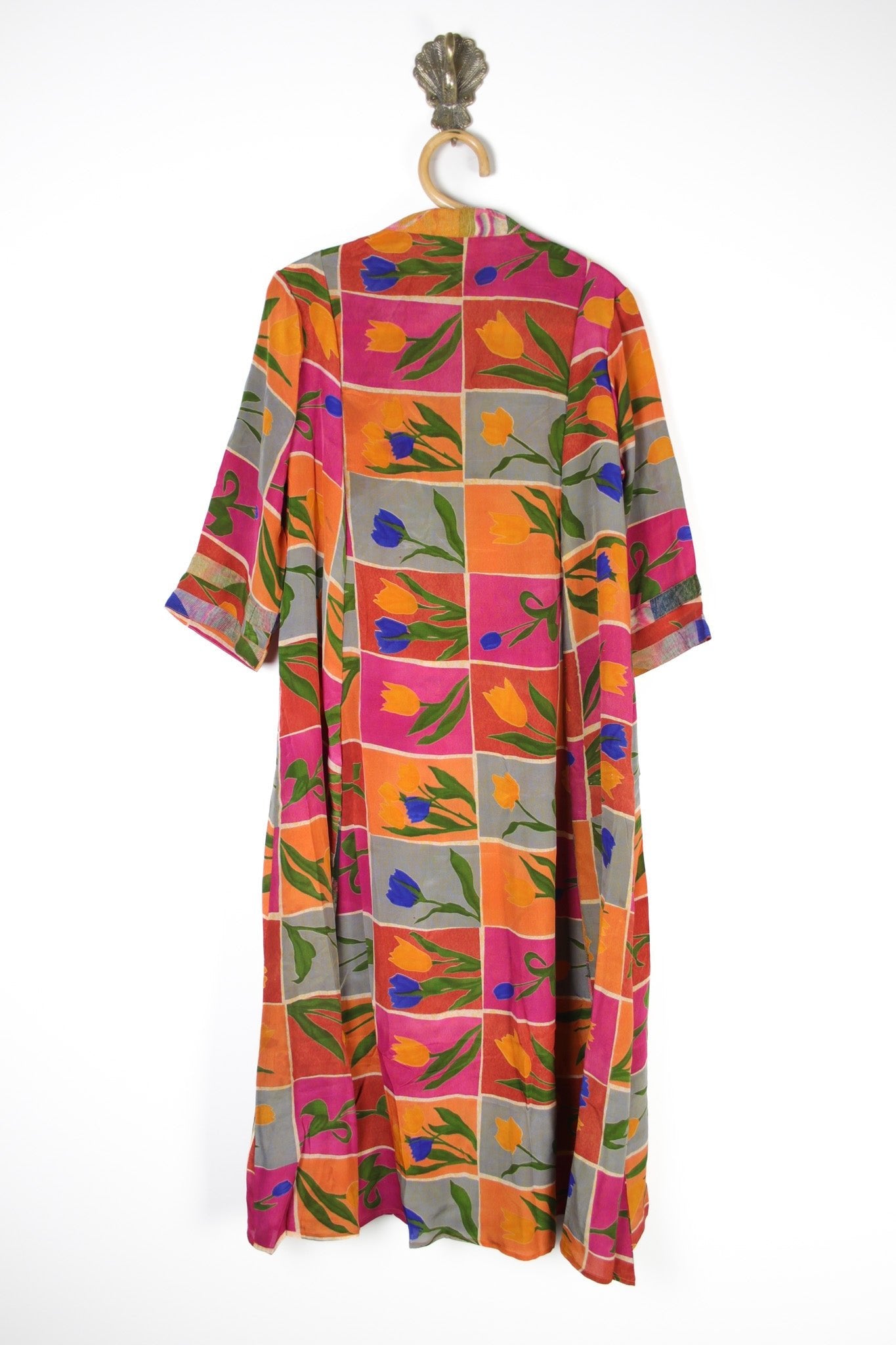Selene Silk Dress XL (11522) SeleneDressXLRenewVintage115222 Renew Bohemian Pty Ltd