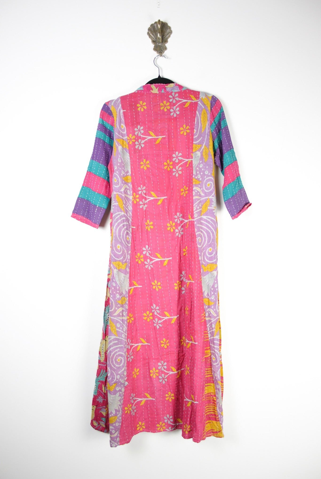 Selene Kantha Dress XS (18460) SeleneDressXSRenewBohemian184602 Renew Bohemian Pty Ltd