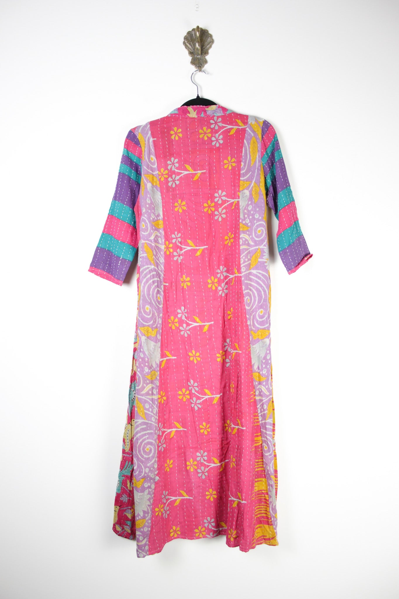 Selene Kantha Dress XS (18460) SeleneDressXSRenewBohemian184602 Renew Bohemian Pty Ltd