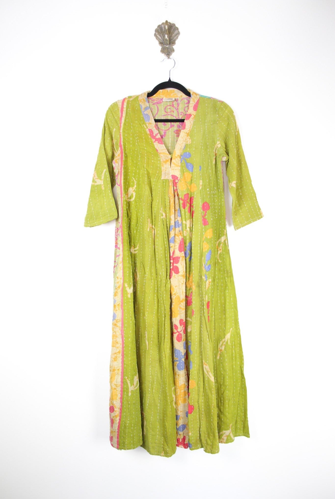 Selene Kantha Dress XS (18461) SeleneDressXSRenewBohemian184611 Renew Bohemian Pty Ltd